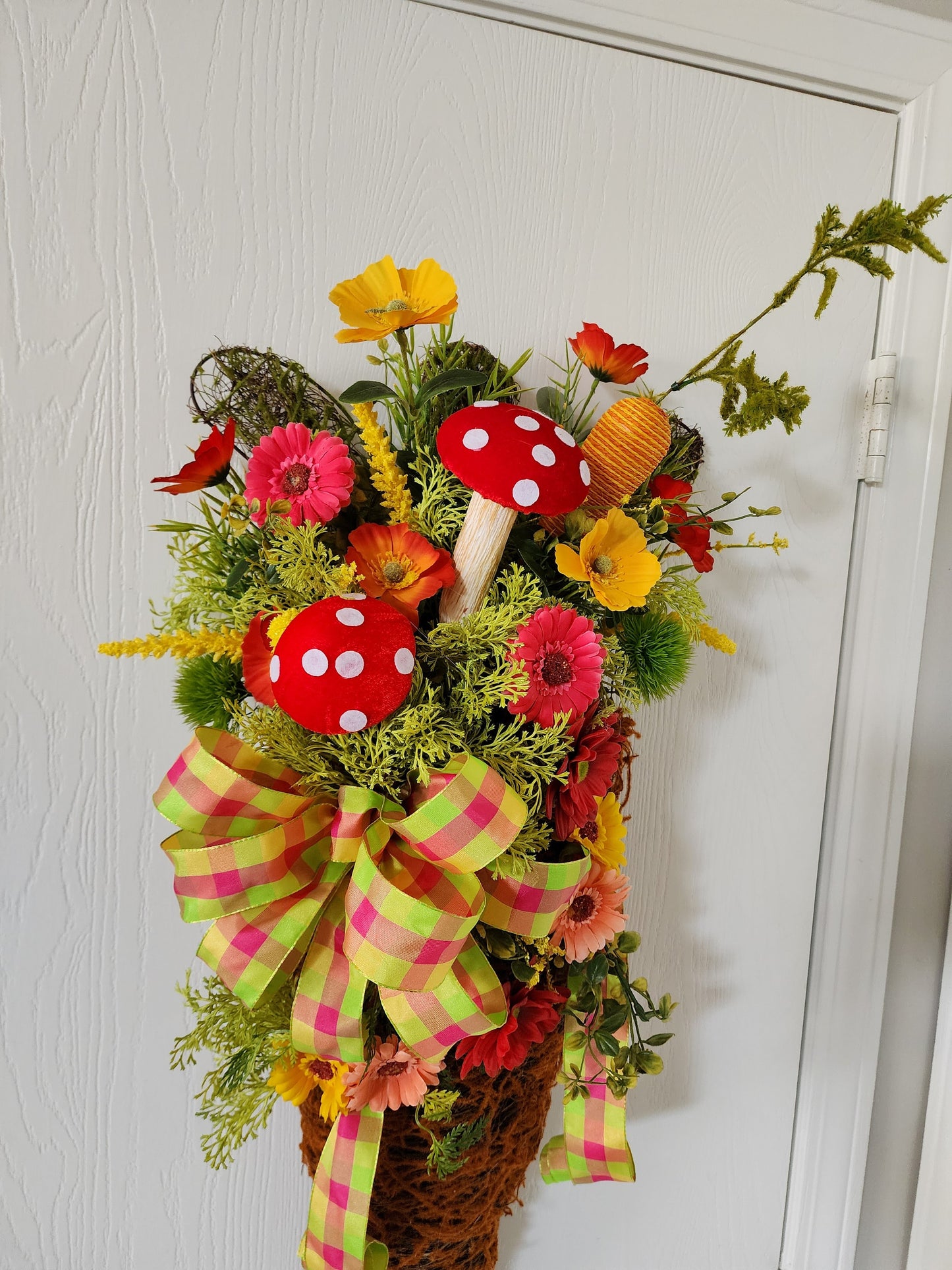 Whimsical Spring Carrot Wall Hanging