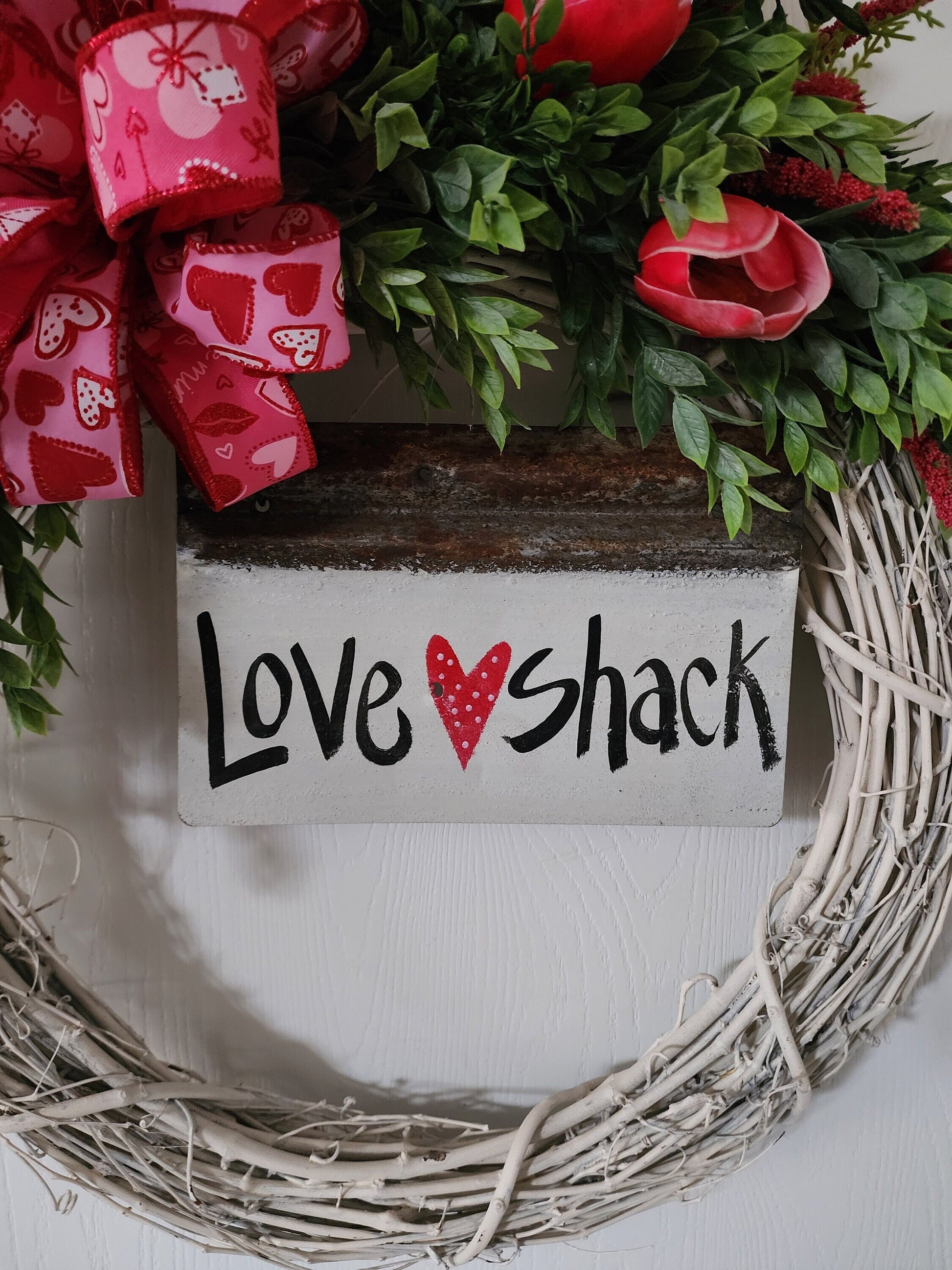 Love Shack Grapevine Wreath