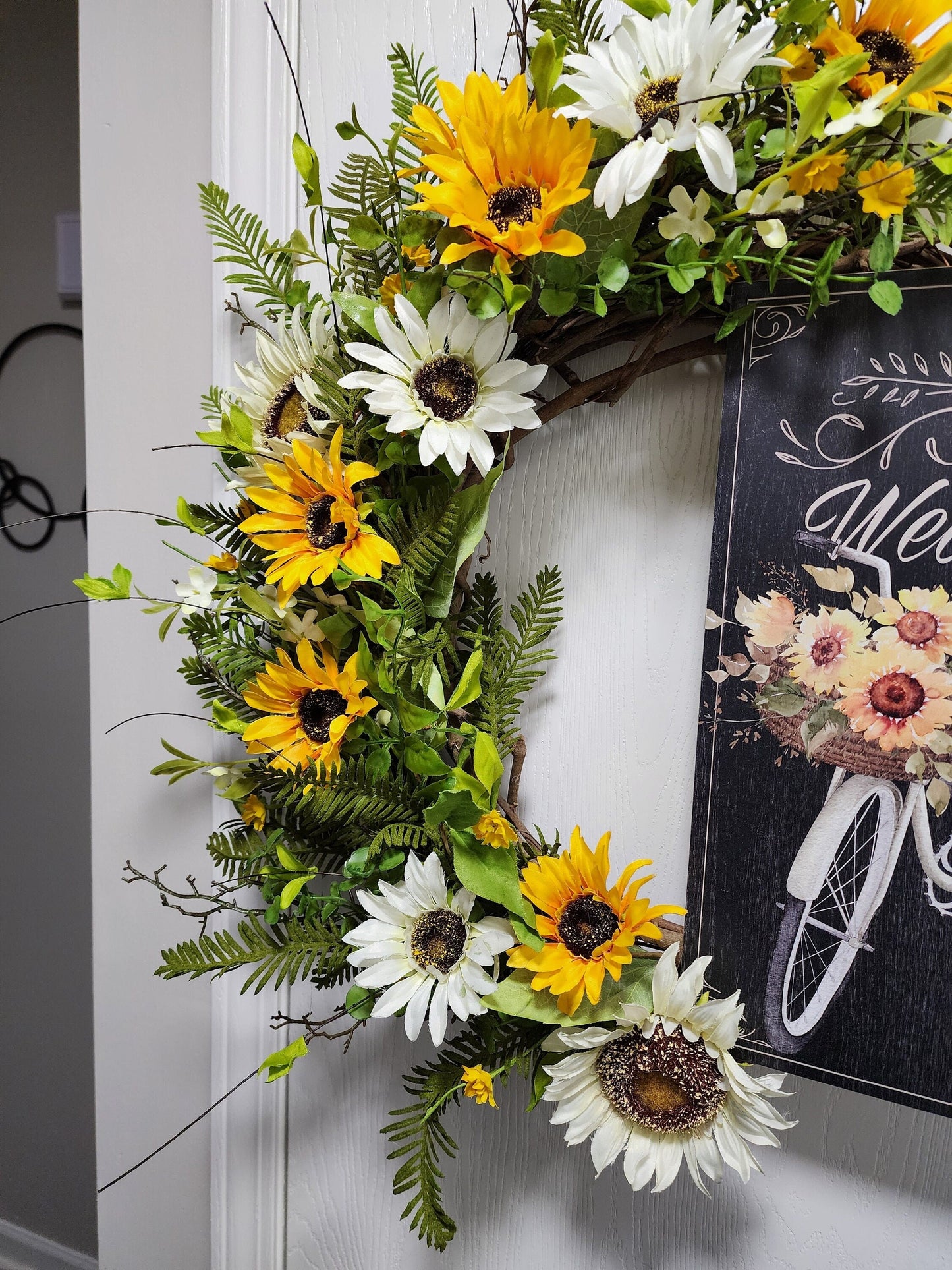 Sunflower Welcome Wreath