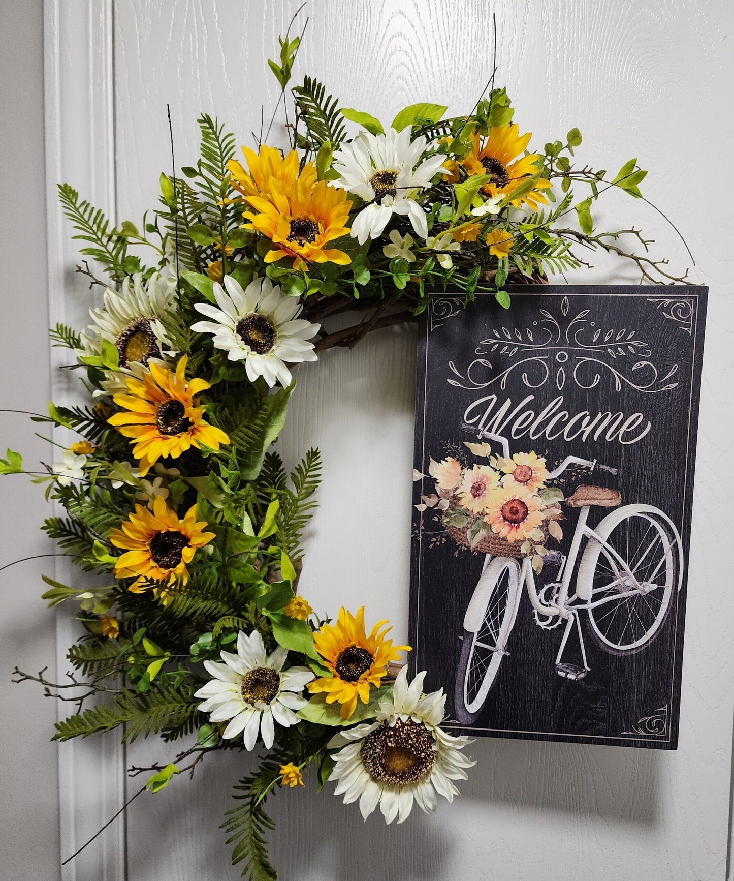 Sunflower Welcome Wreath