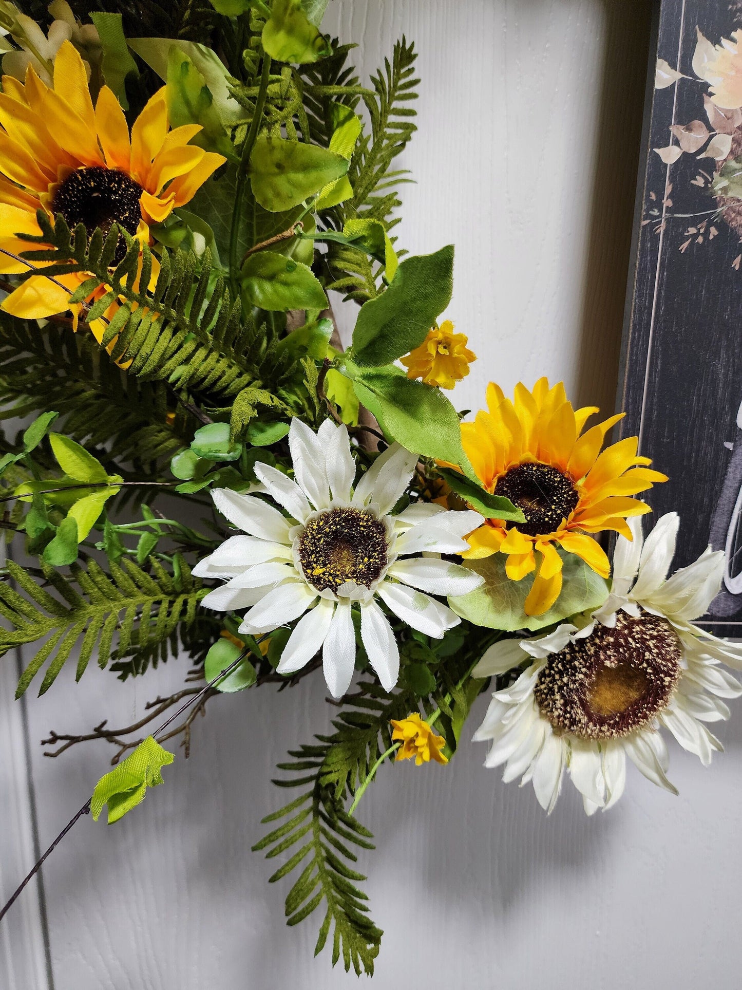 Sunflower Welcome Wreath