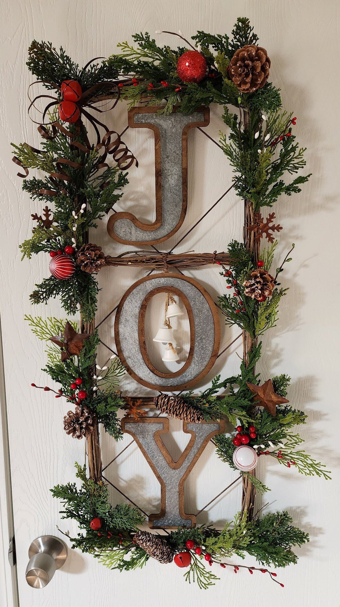 JOY Rustic Holiday Wall Hanging