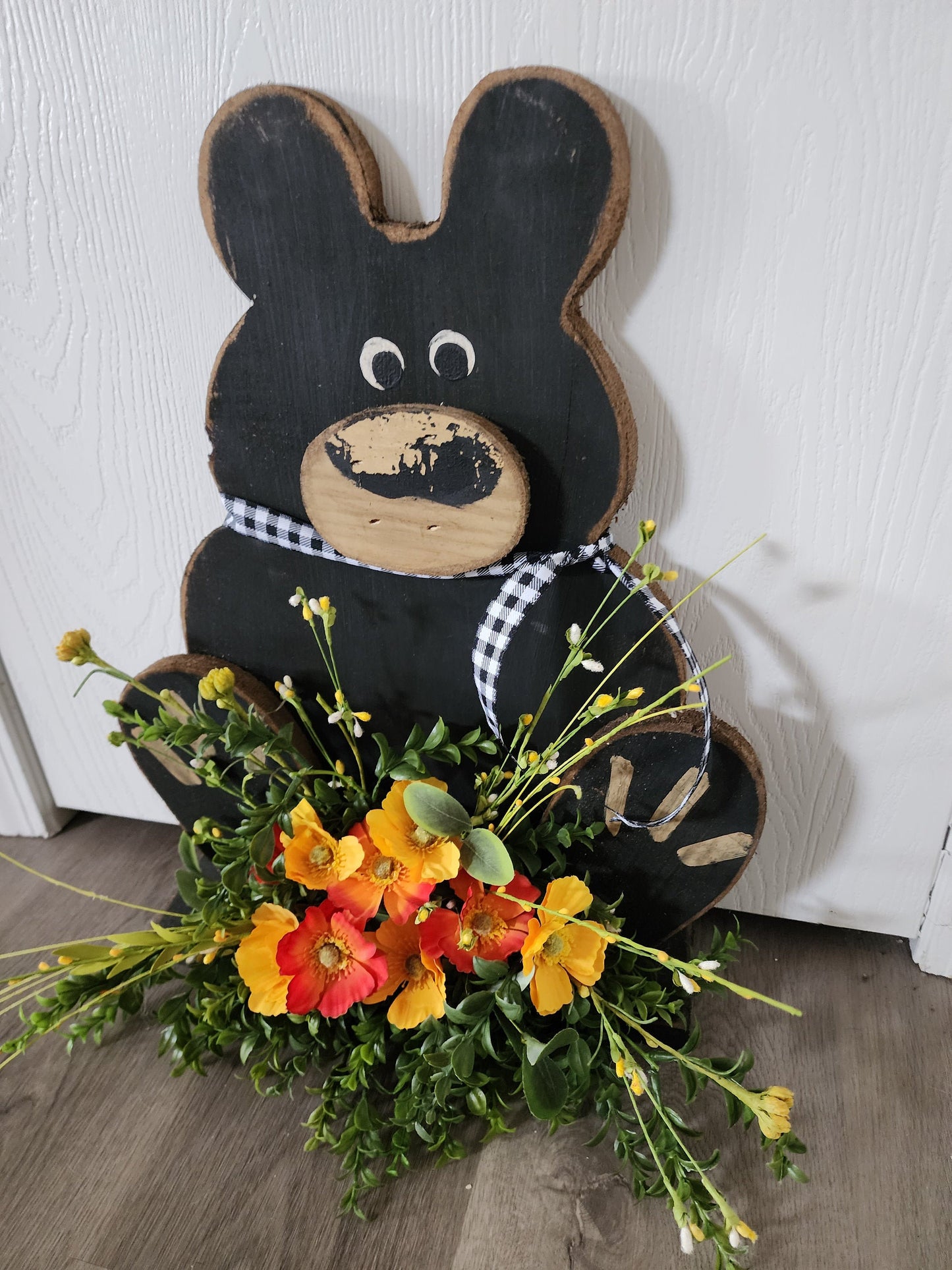 Cute Black Bear Arrangement