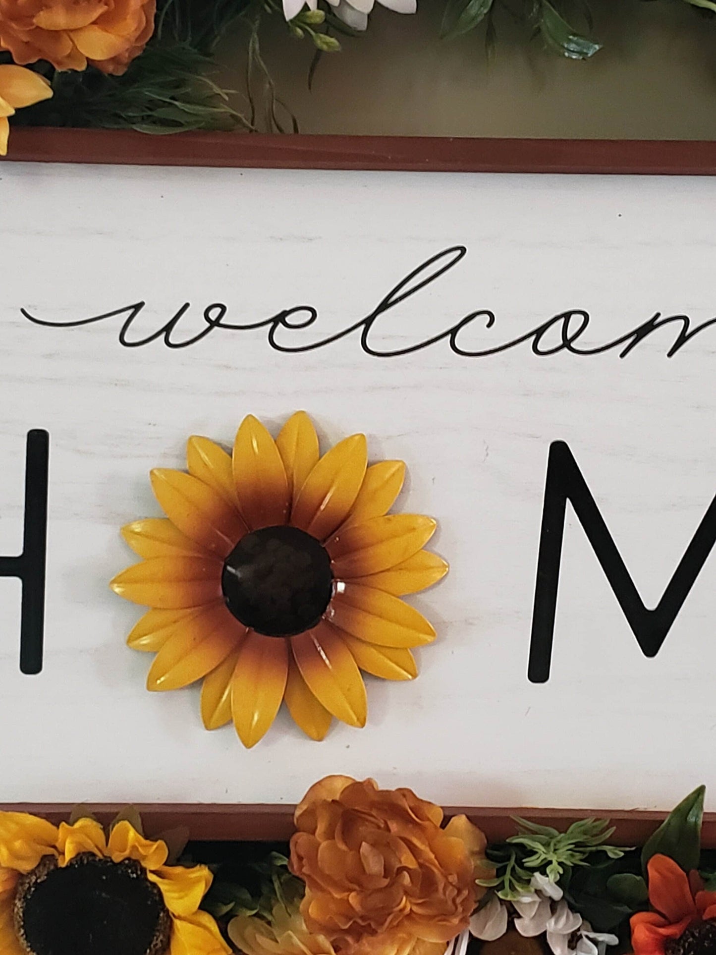 Welcome Home Sunflower Wreath