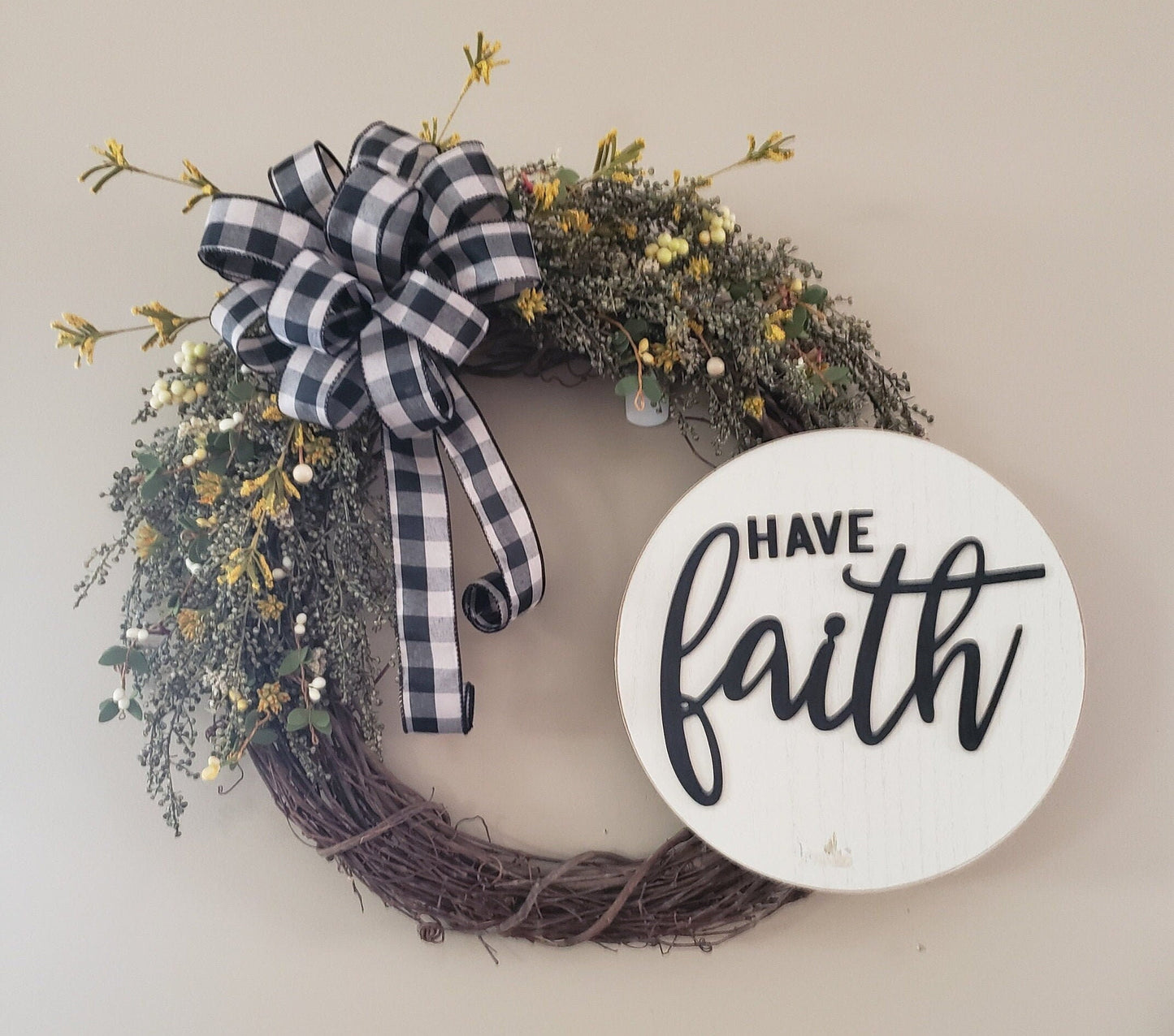 Have Faith Wreath