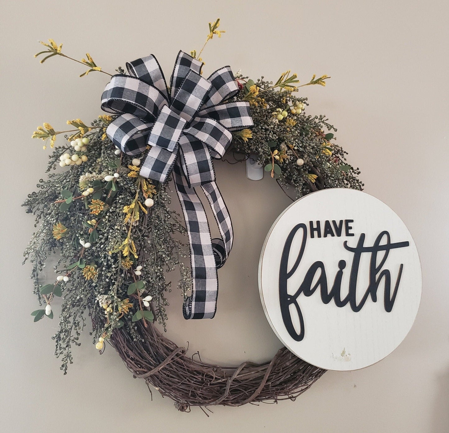 Have Faith Wreath