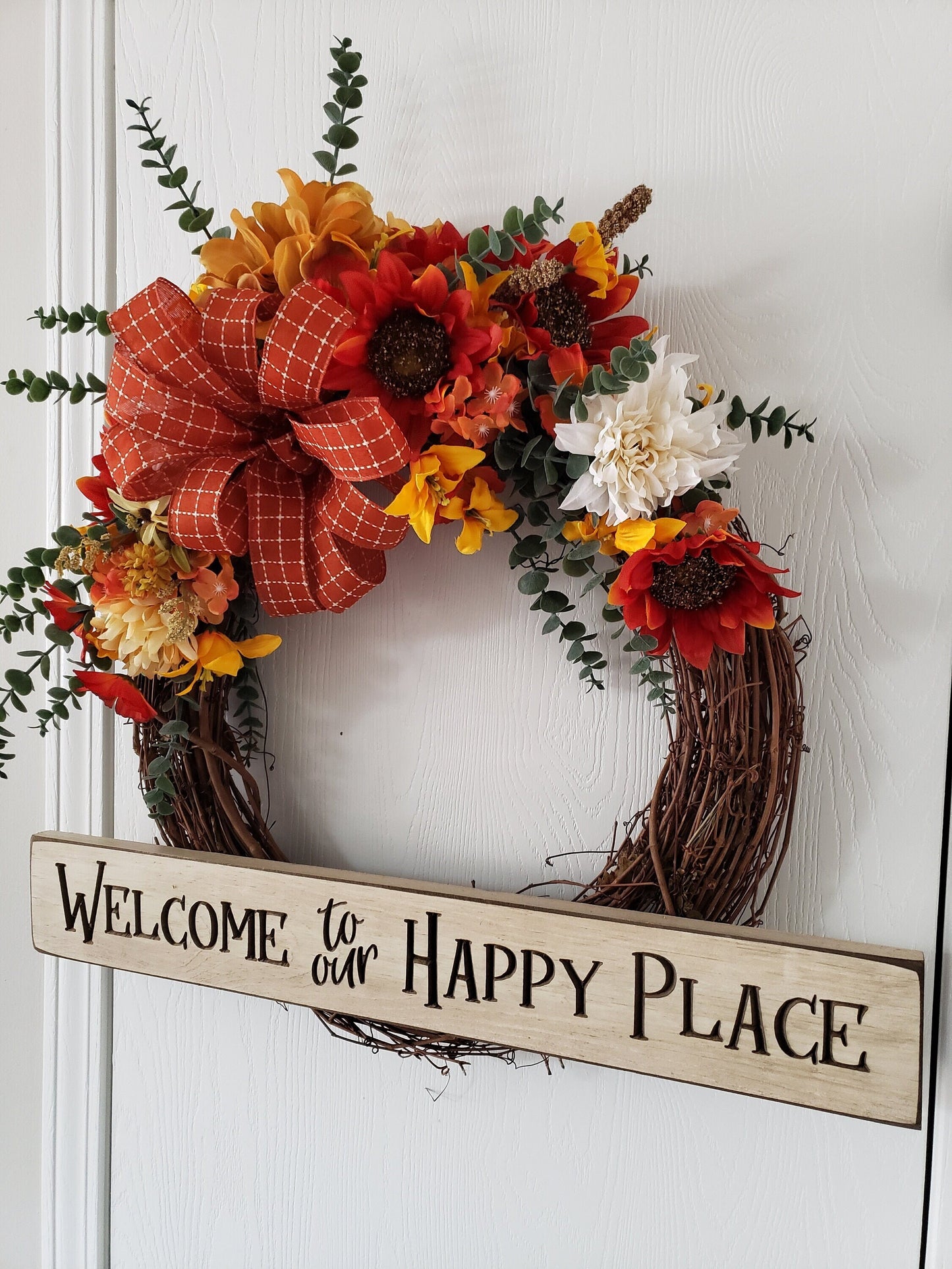 Welcome to out Happy Place Wreath