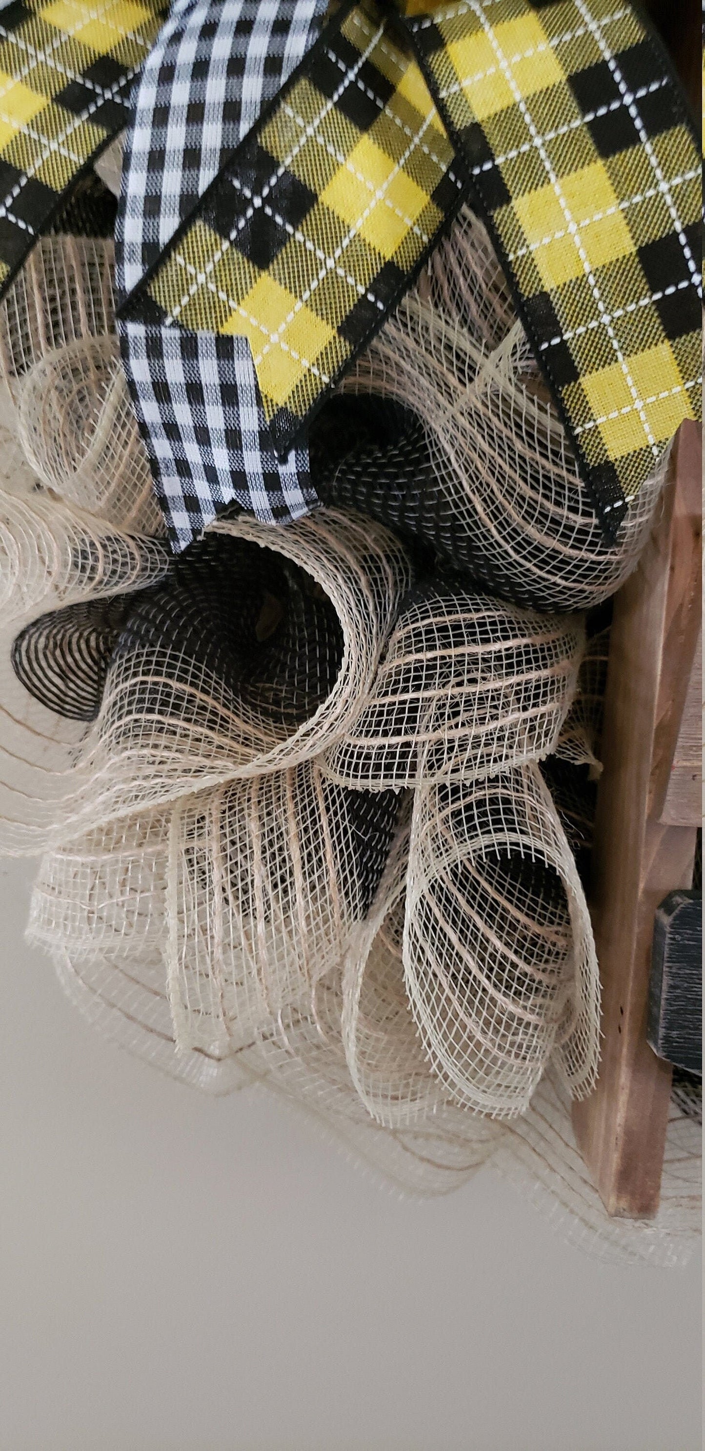 The Cabin is my Happy Place Deco Mesh wreath