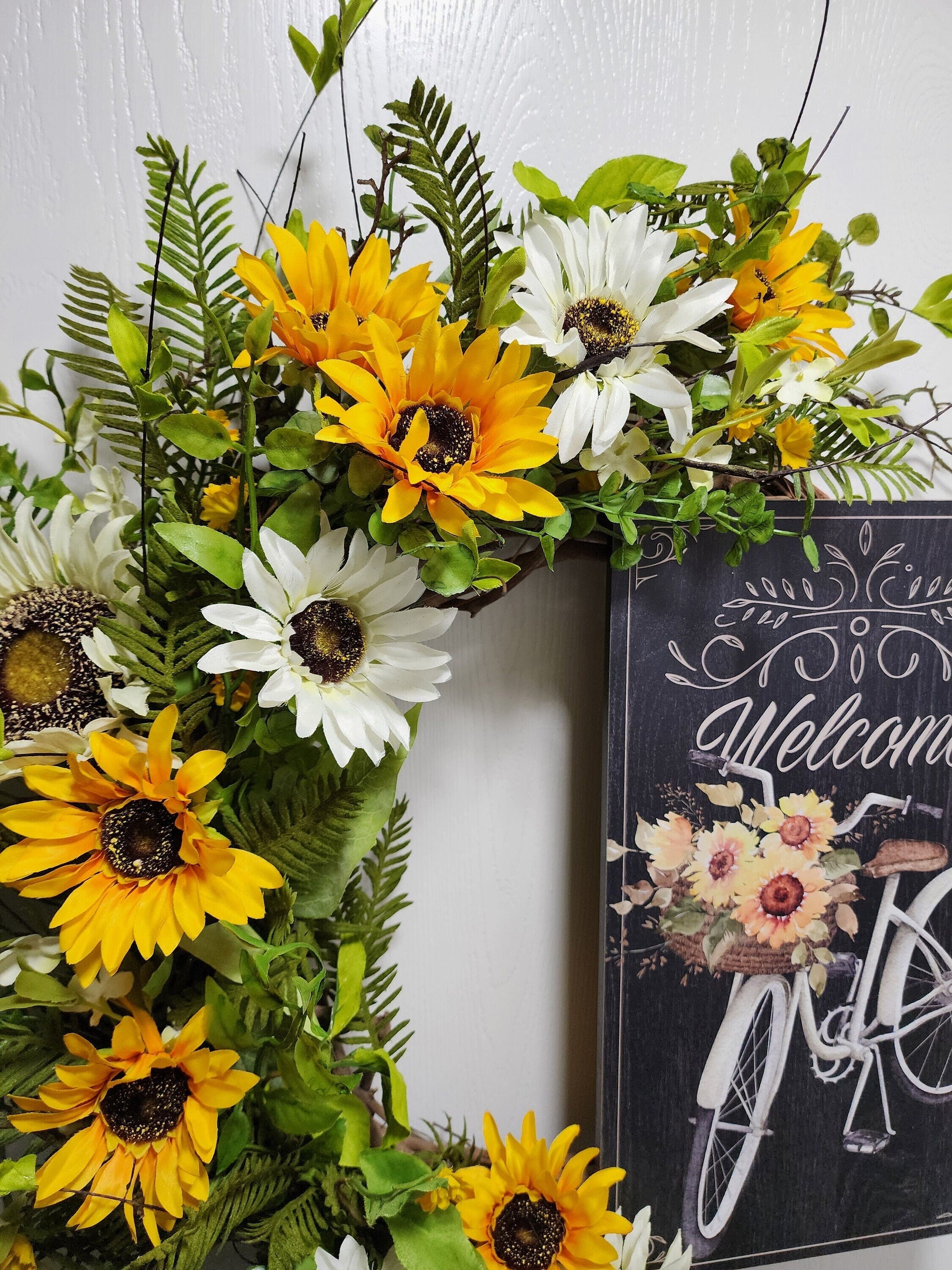 Sunflower Welcome Wreath