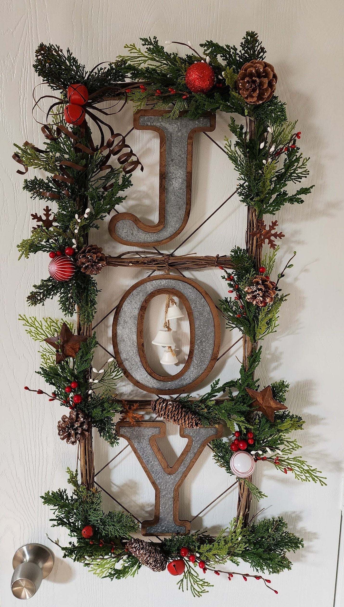 JOY Rustic Holiday Wall Hanging