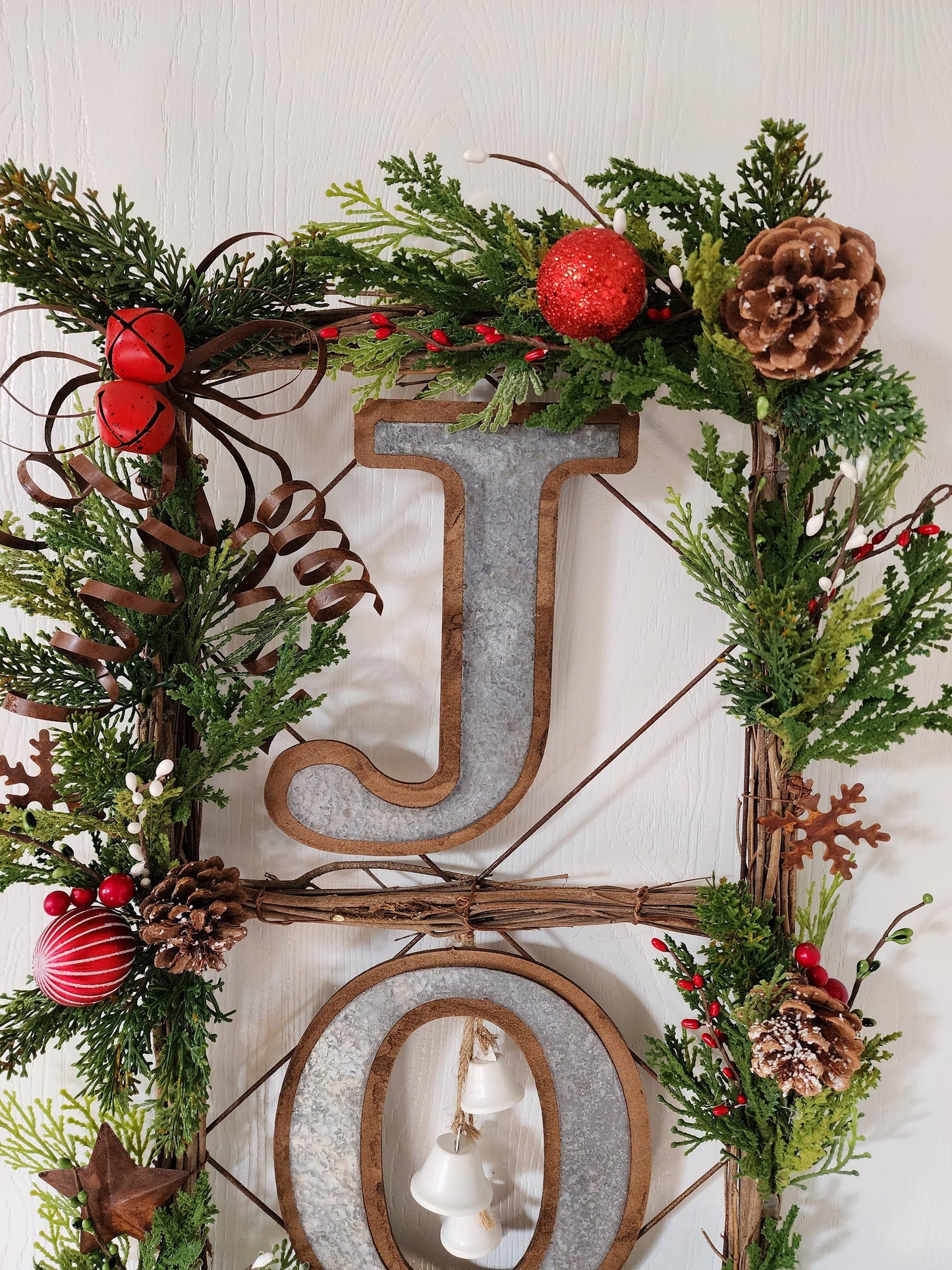 JOY Rustic Holiday Wall Hanging