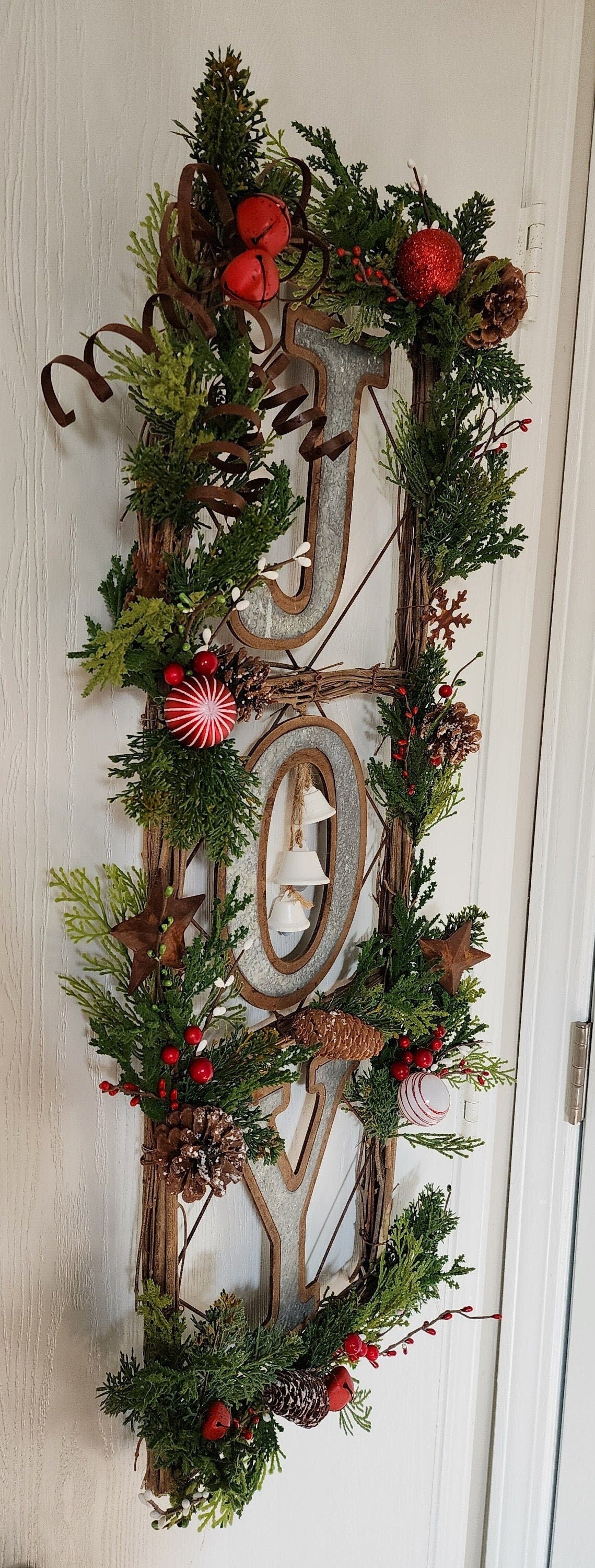 JOY Rustic Holiday Wall Hanging
