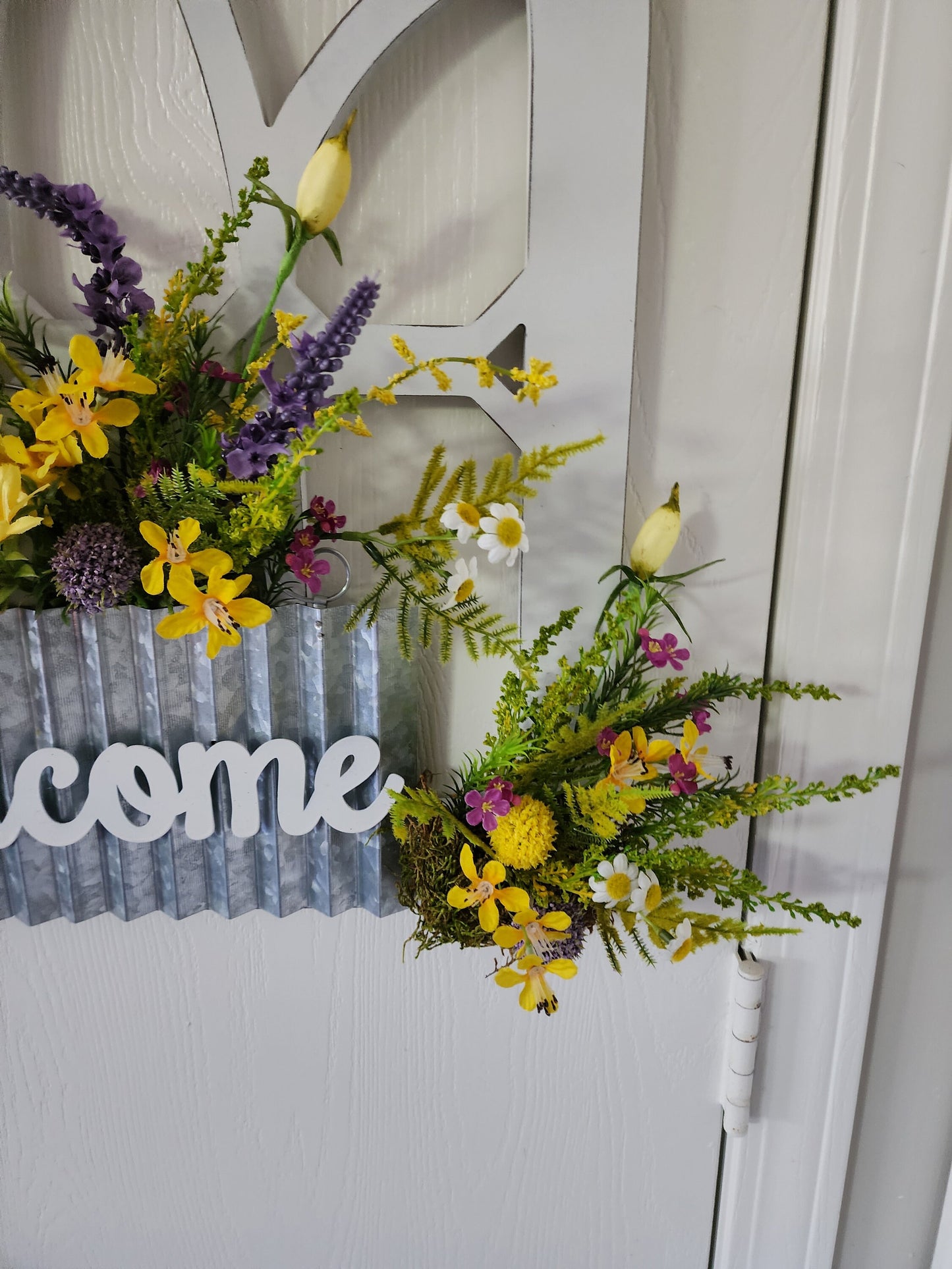 Welcome Window Arch Door Hanging