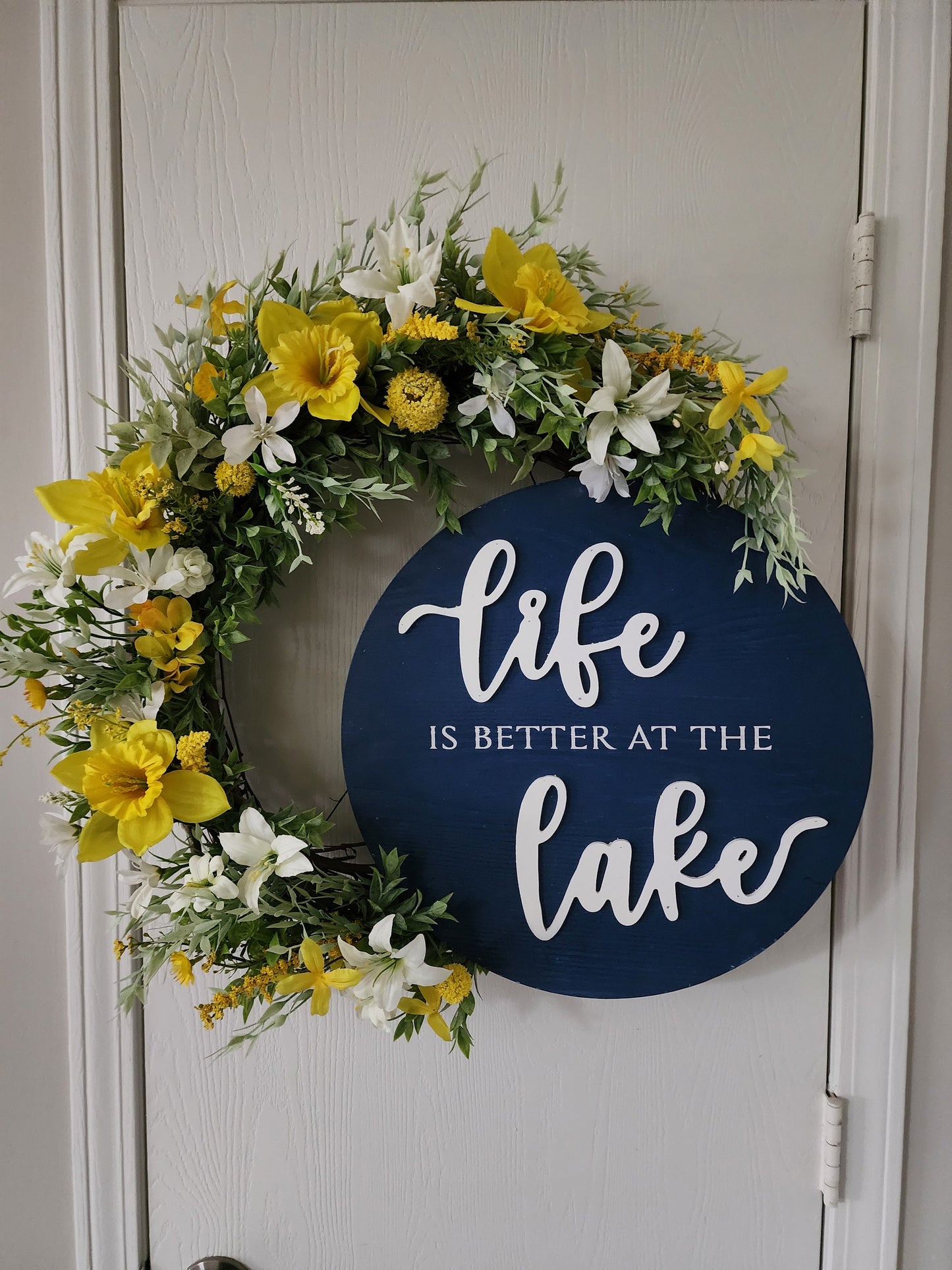 Life is Better at the Lake Wreath