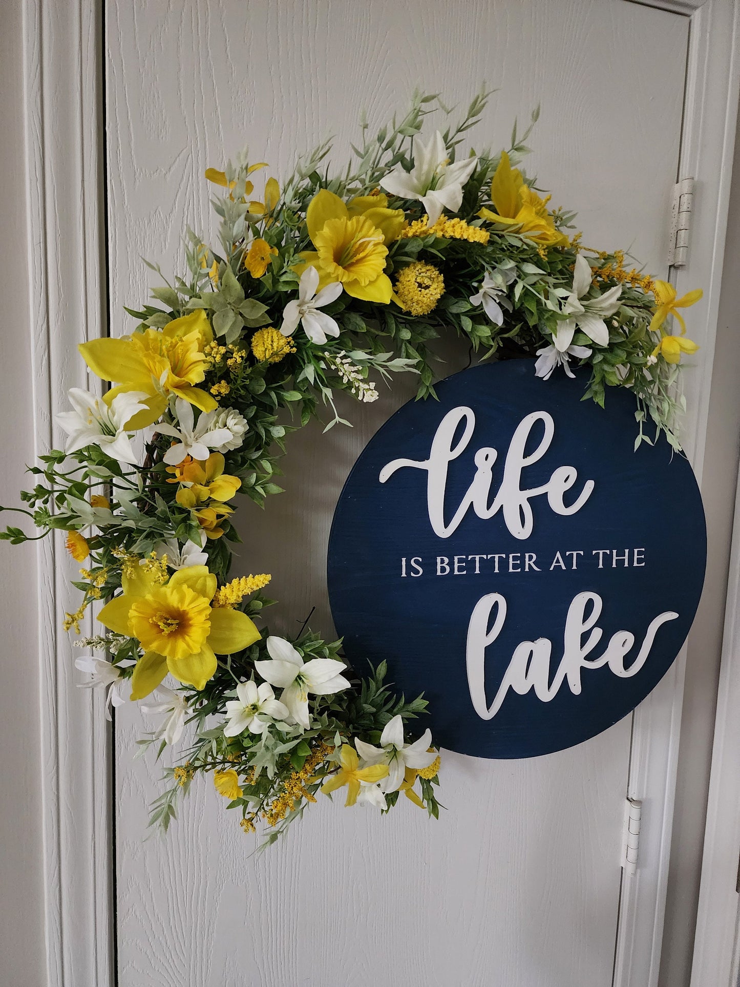 Life is Better at the Lake Wreath