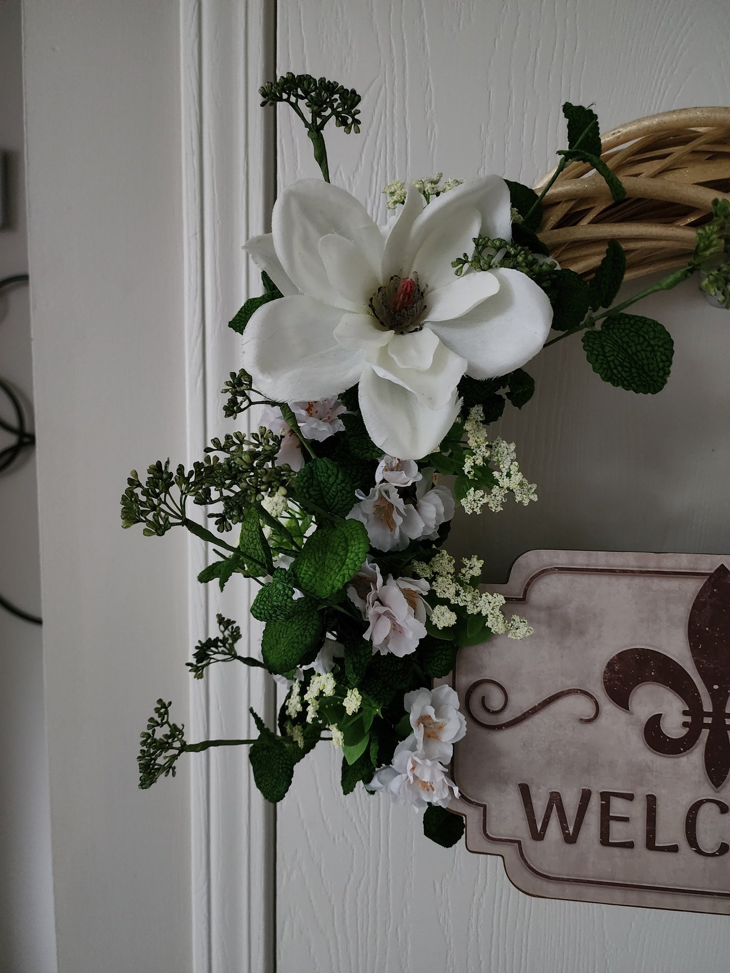 Fleur de Lis Welcome Wreath