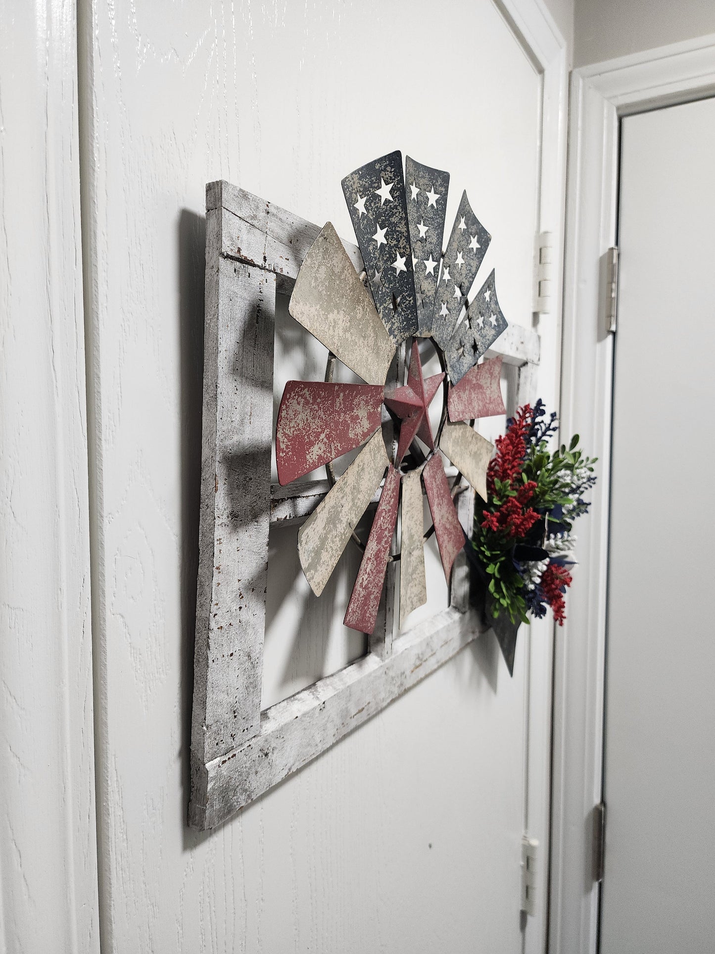 Americana Pinwheel/Windmill Wall Hanging