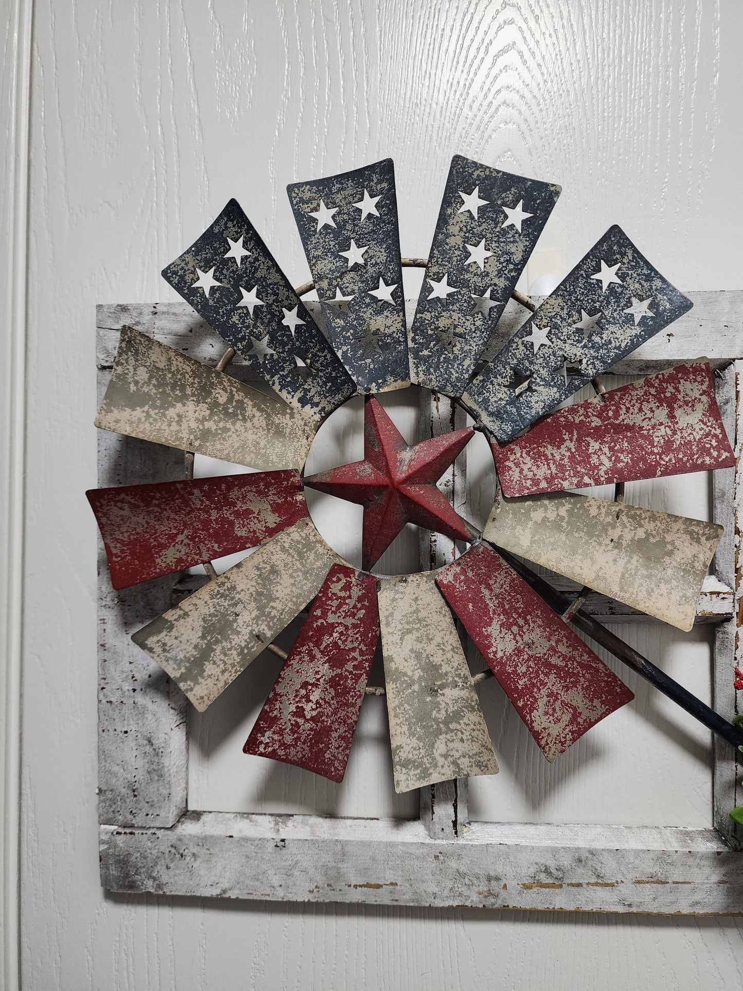 Americana Pinwheel/Windmill Wall Hanging