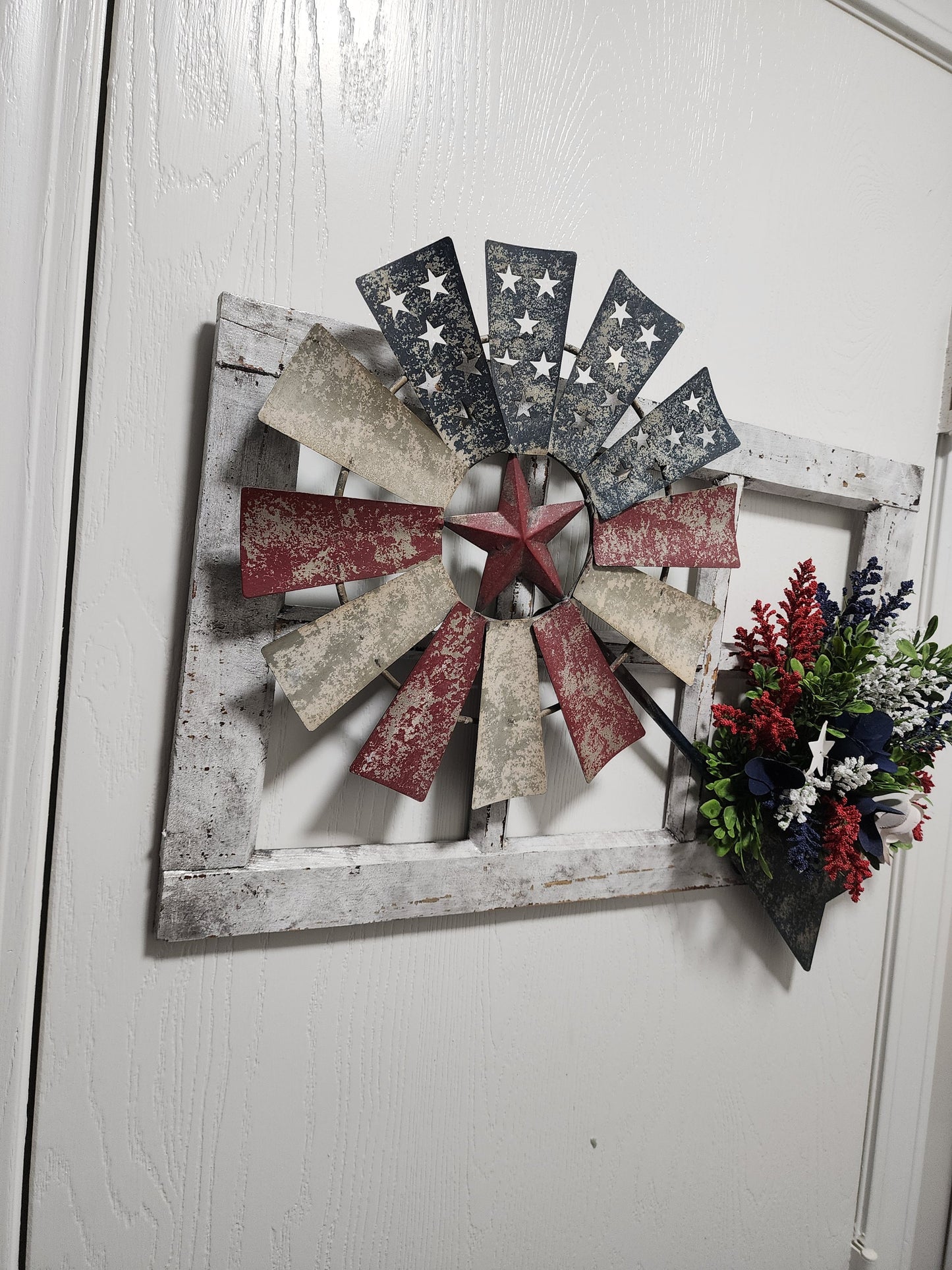 Americana Pinwheel/Windmill Wall Hanging