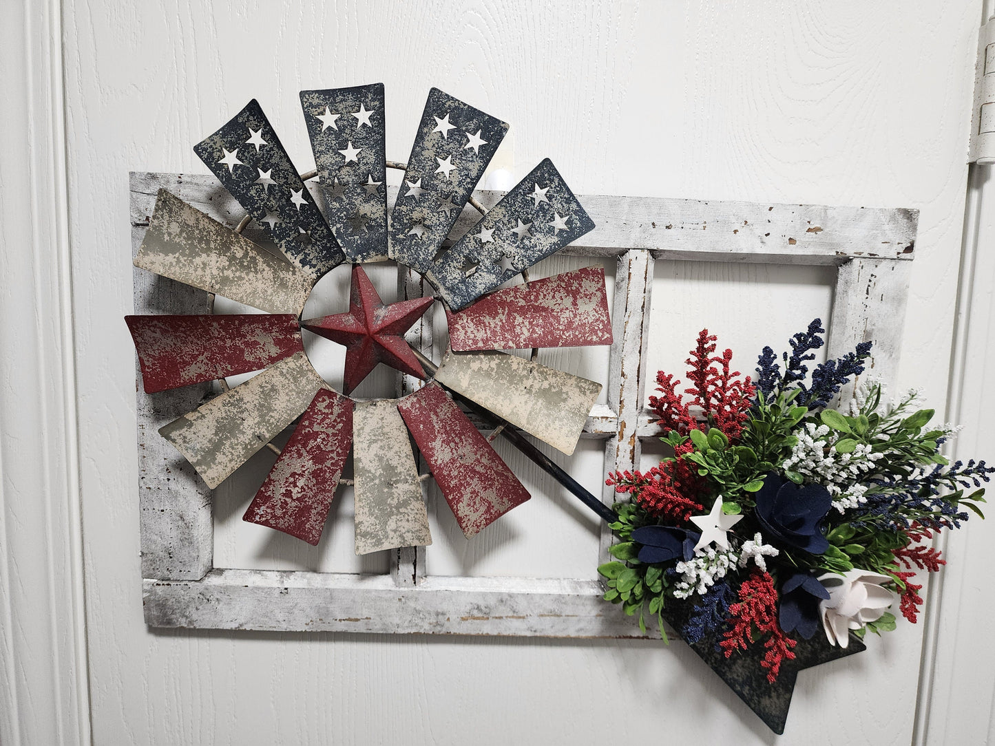 Americana Pinwheel/Windmill Wall Hanging
