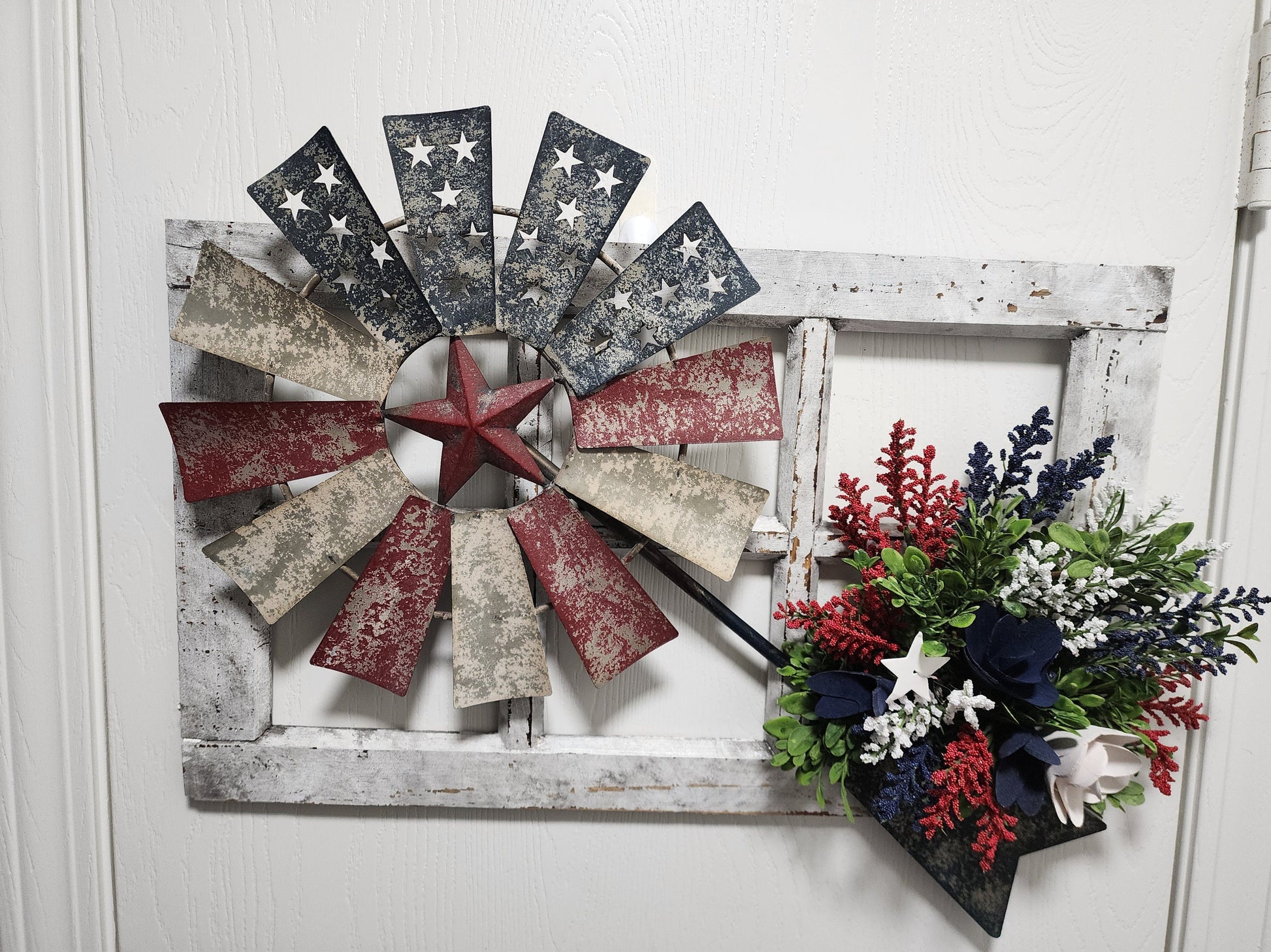 Americana Pinwheel/Windmill Wall Hanging