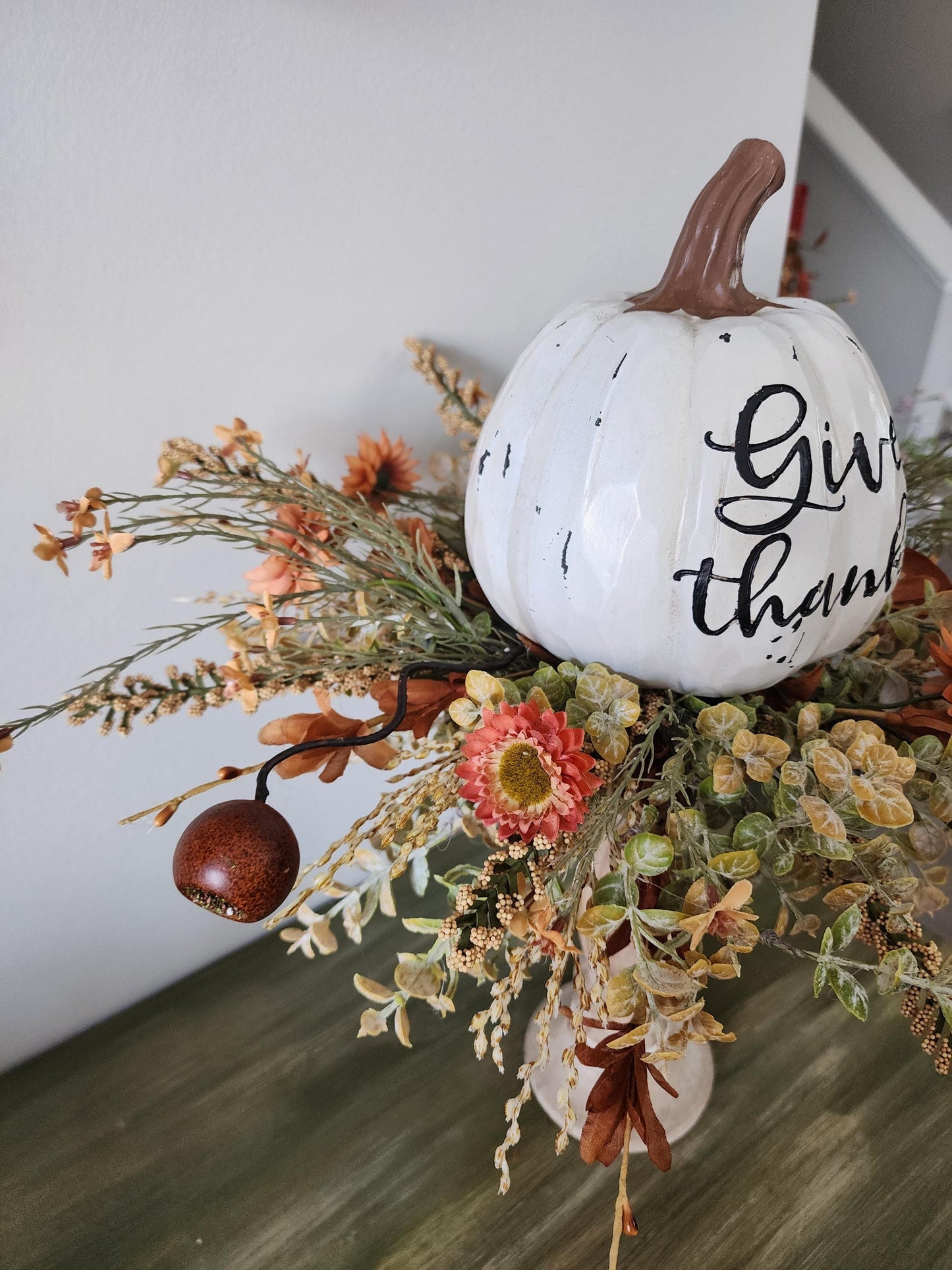 Give Thanks Candlestick Centerpiece