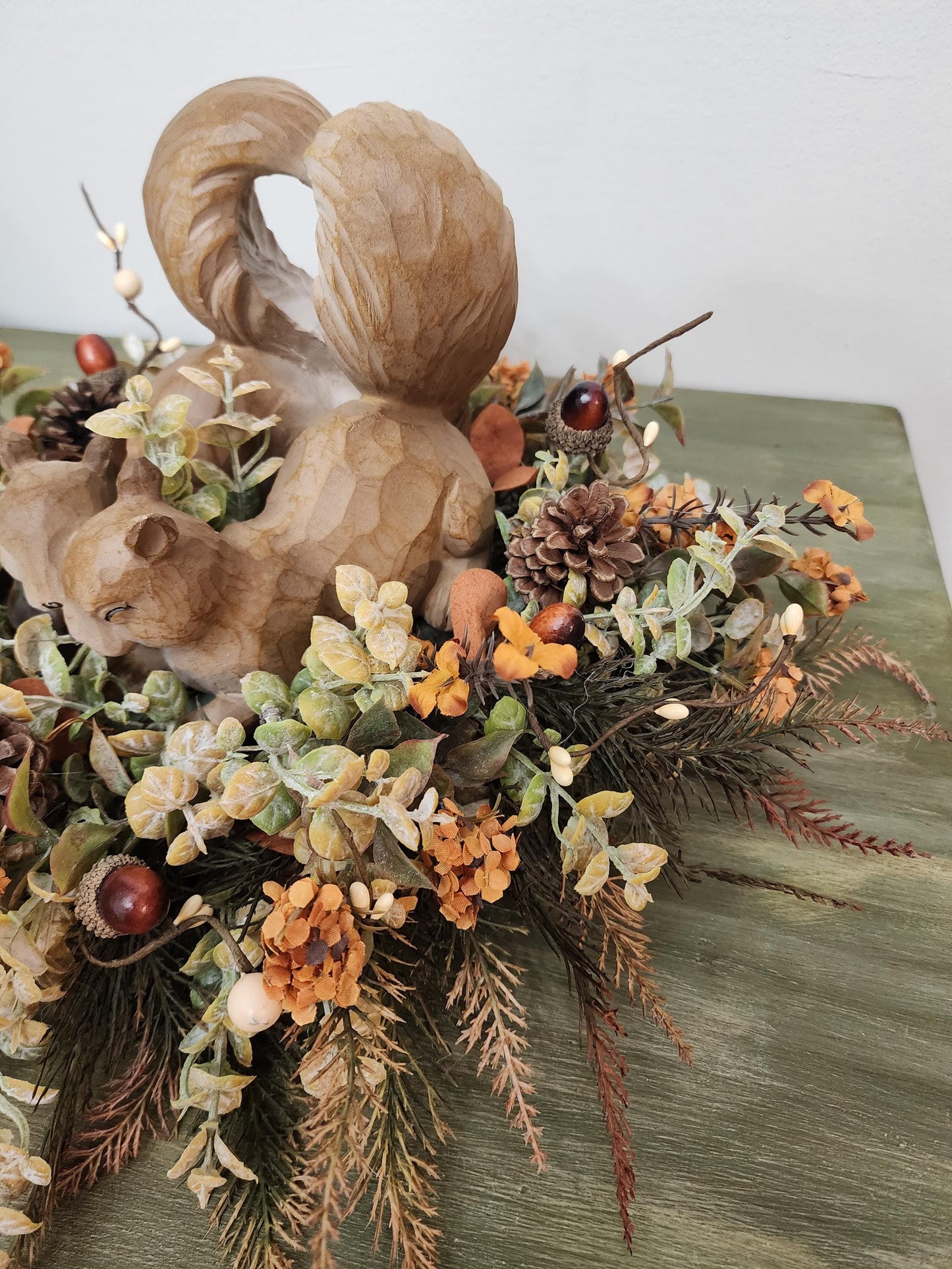 Fall Squirrel Centerpiece