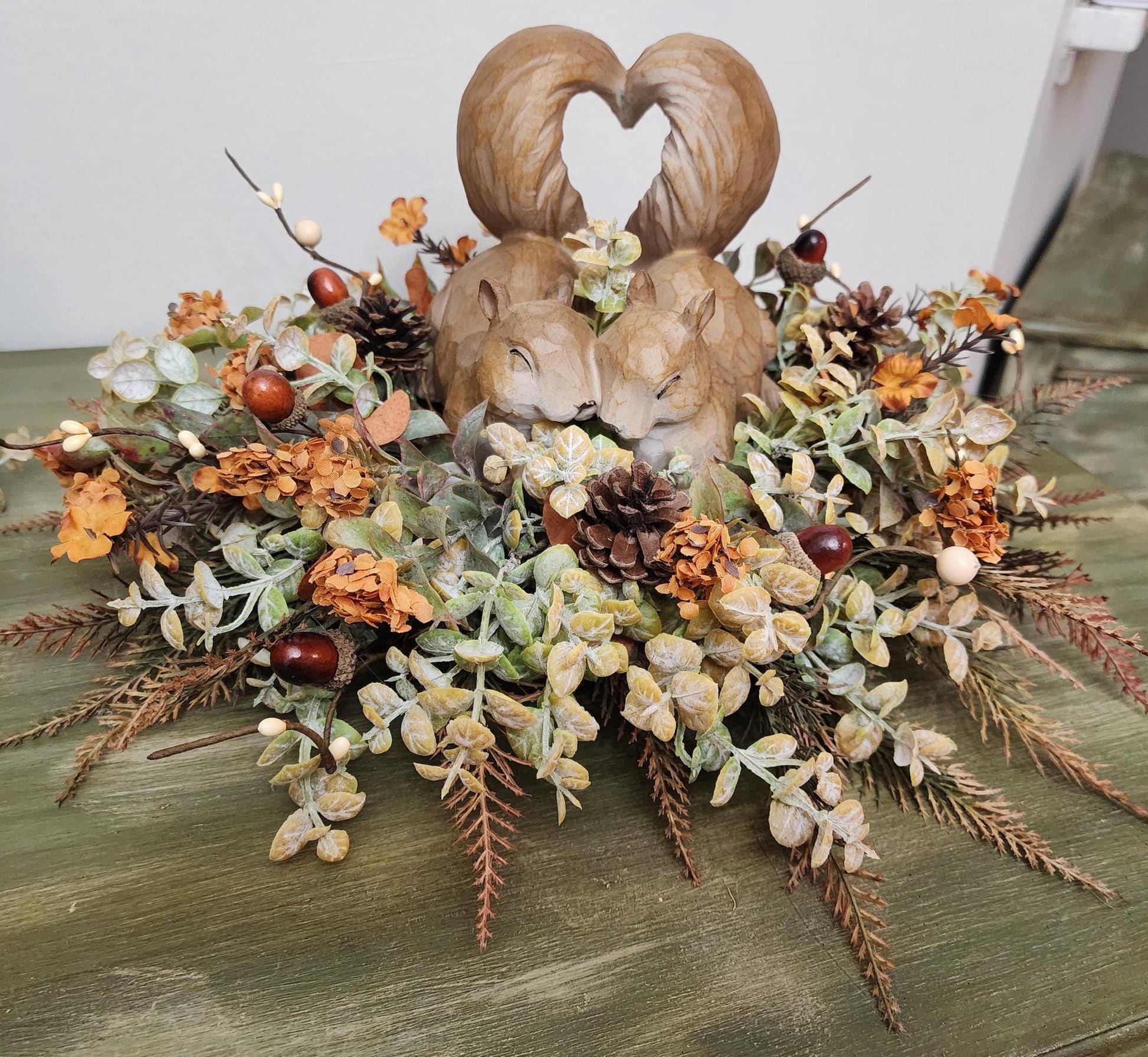 Fall Squirrel Centerpiece