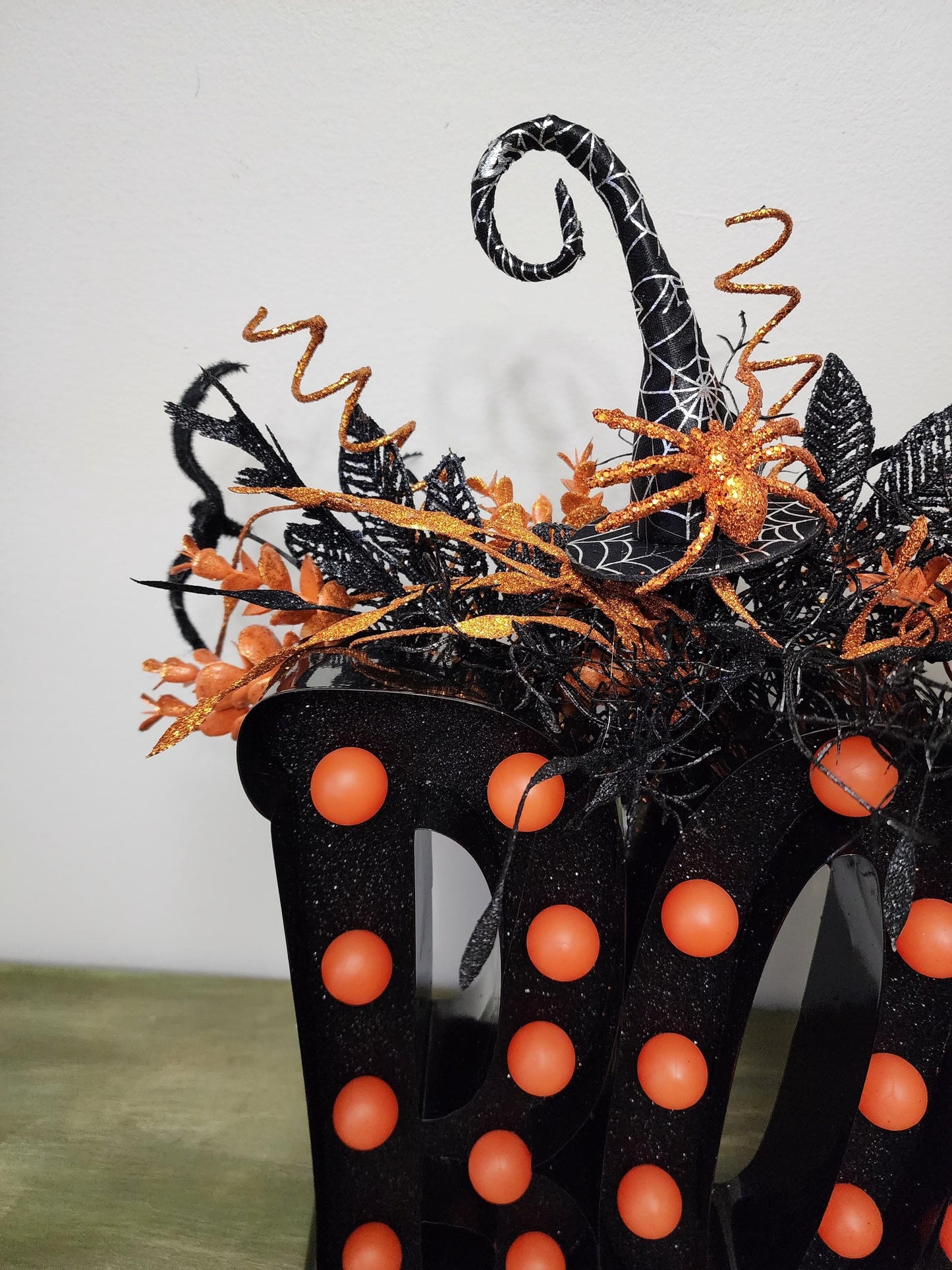 Lighted BOO Halloween Arrangement