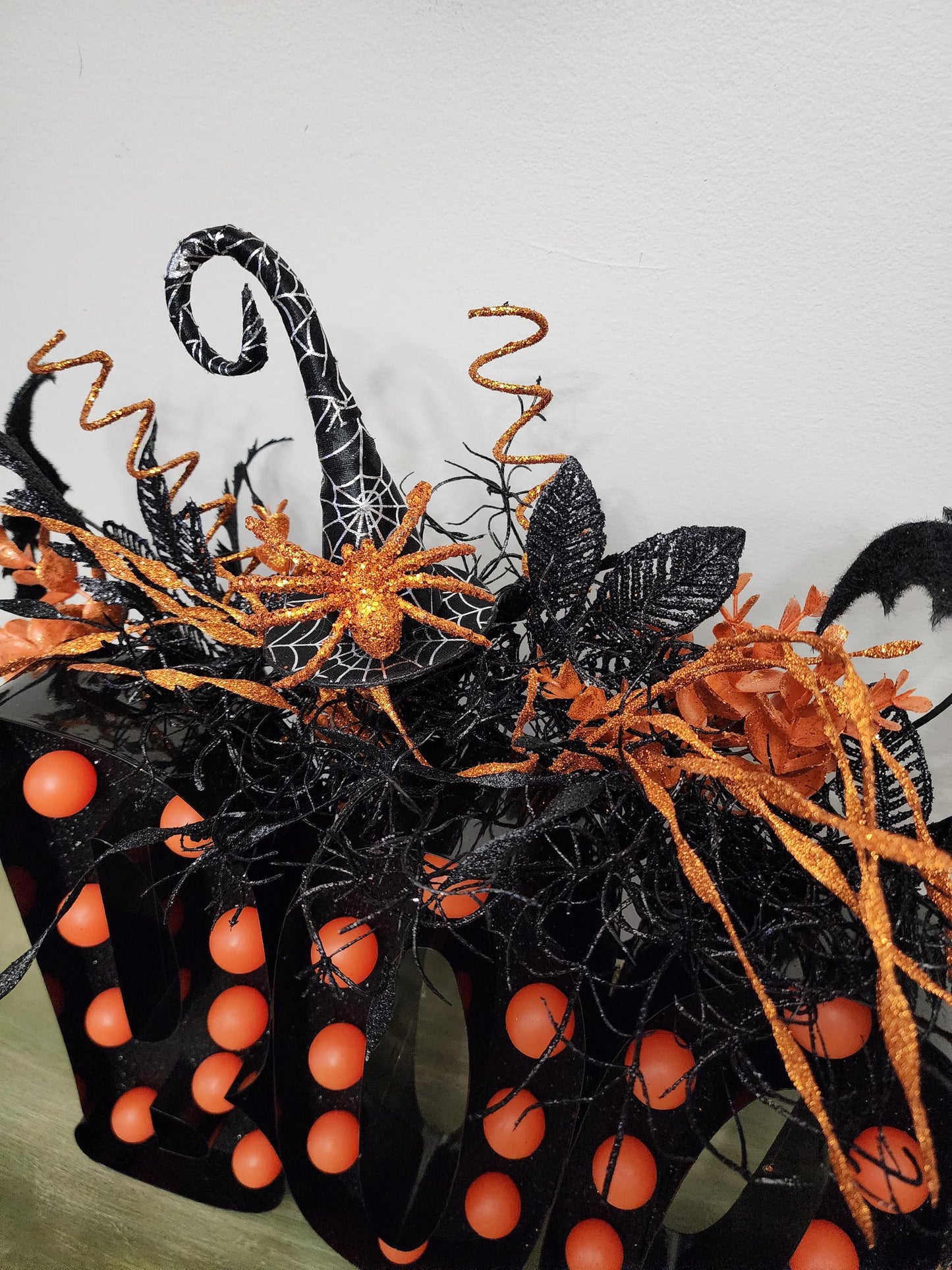 Lighted BOO Halloween Arrangement