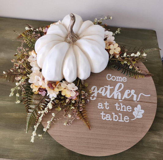 Fall/Thanksgiving Lazy Susan Centerpiece