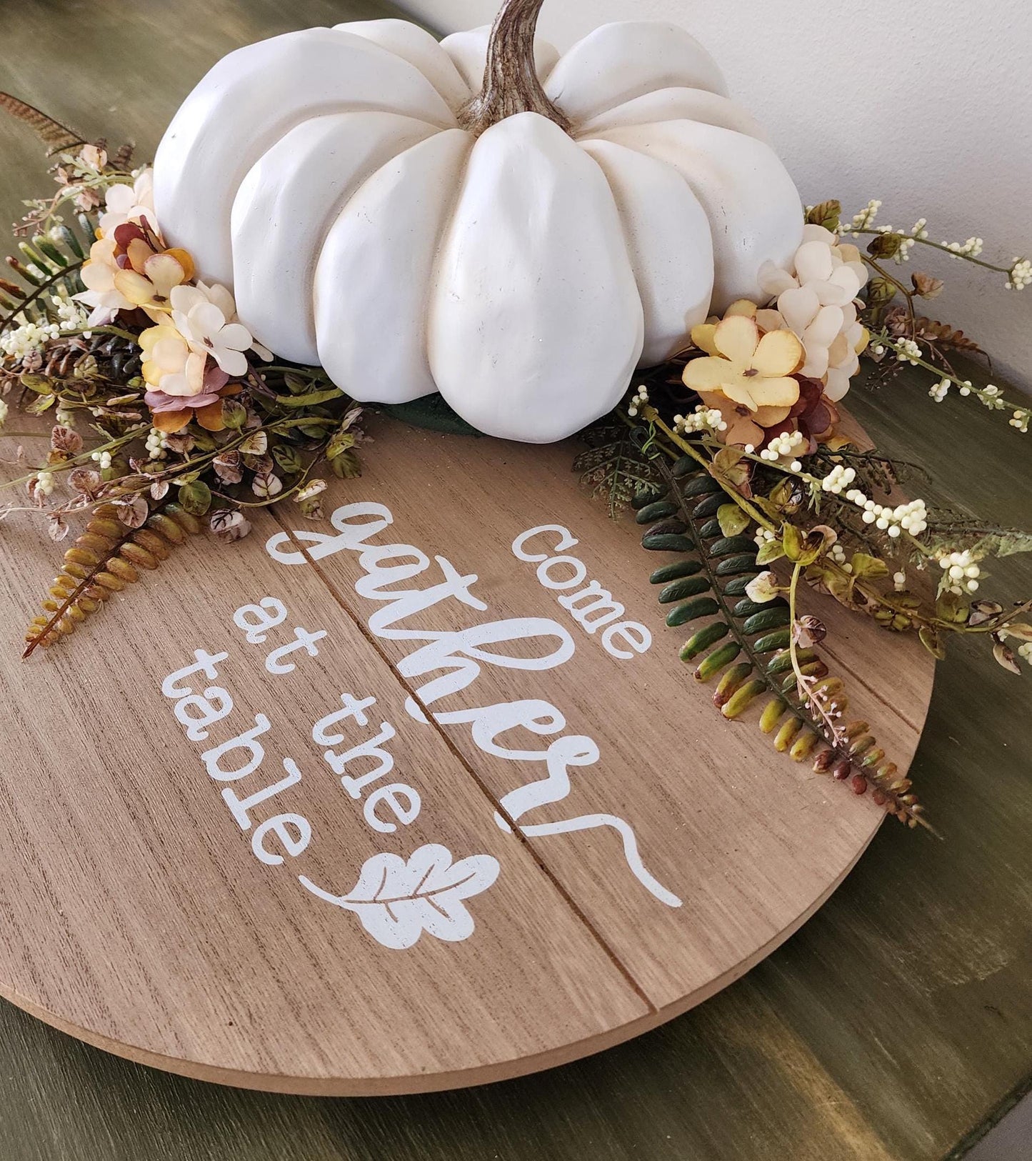 Fall/Thanksgiving Lazy Susan Centerpiece