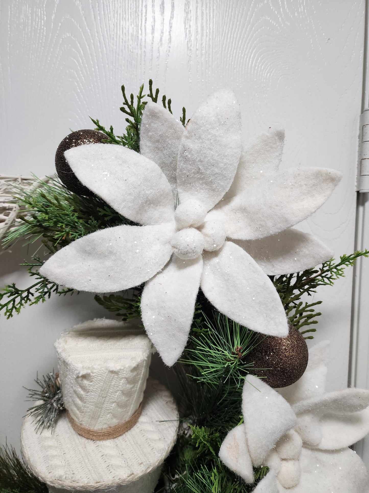 Cozy Snowman Wreath