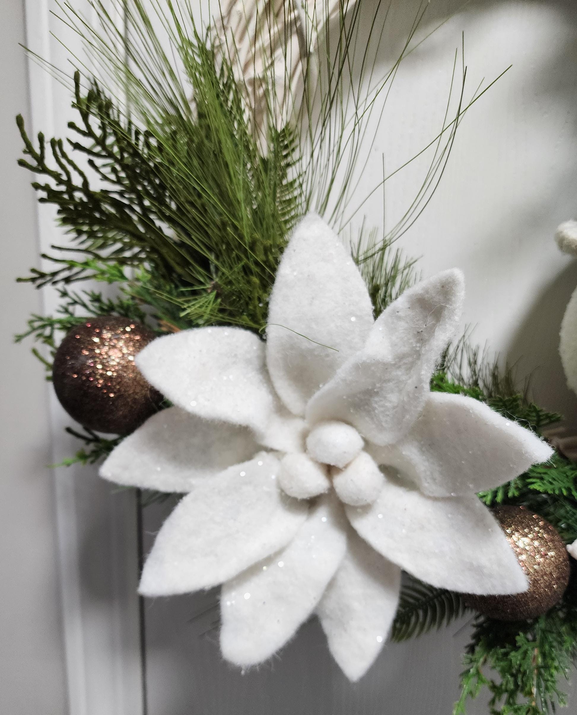 Cozy Snowman Wreath