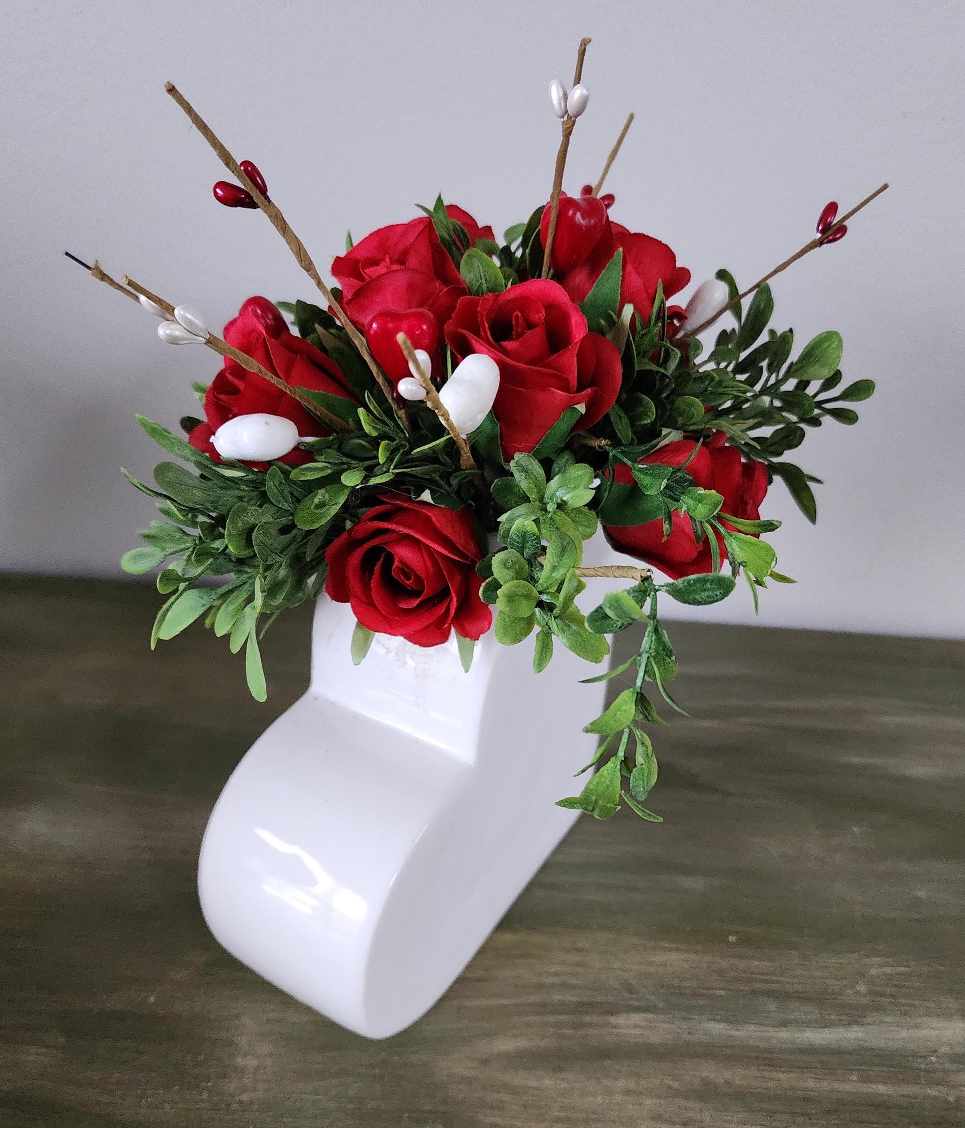 Rose Heart Centerpiece