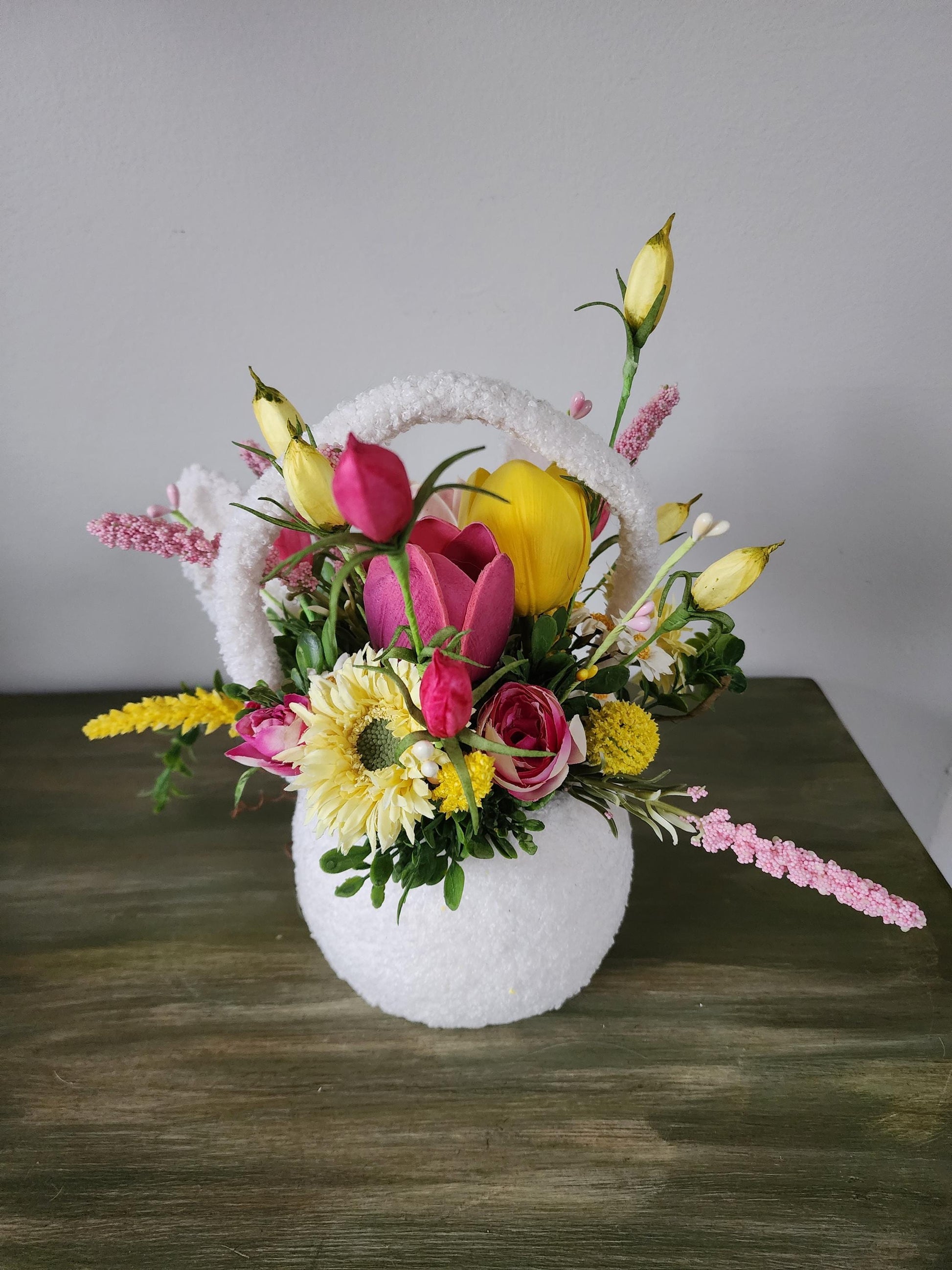 Easter Bunny Basket Arrangement