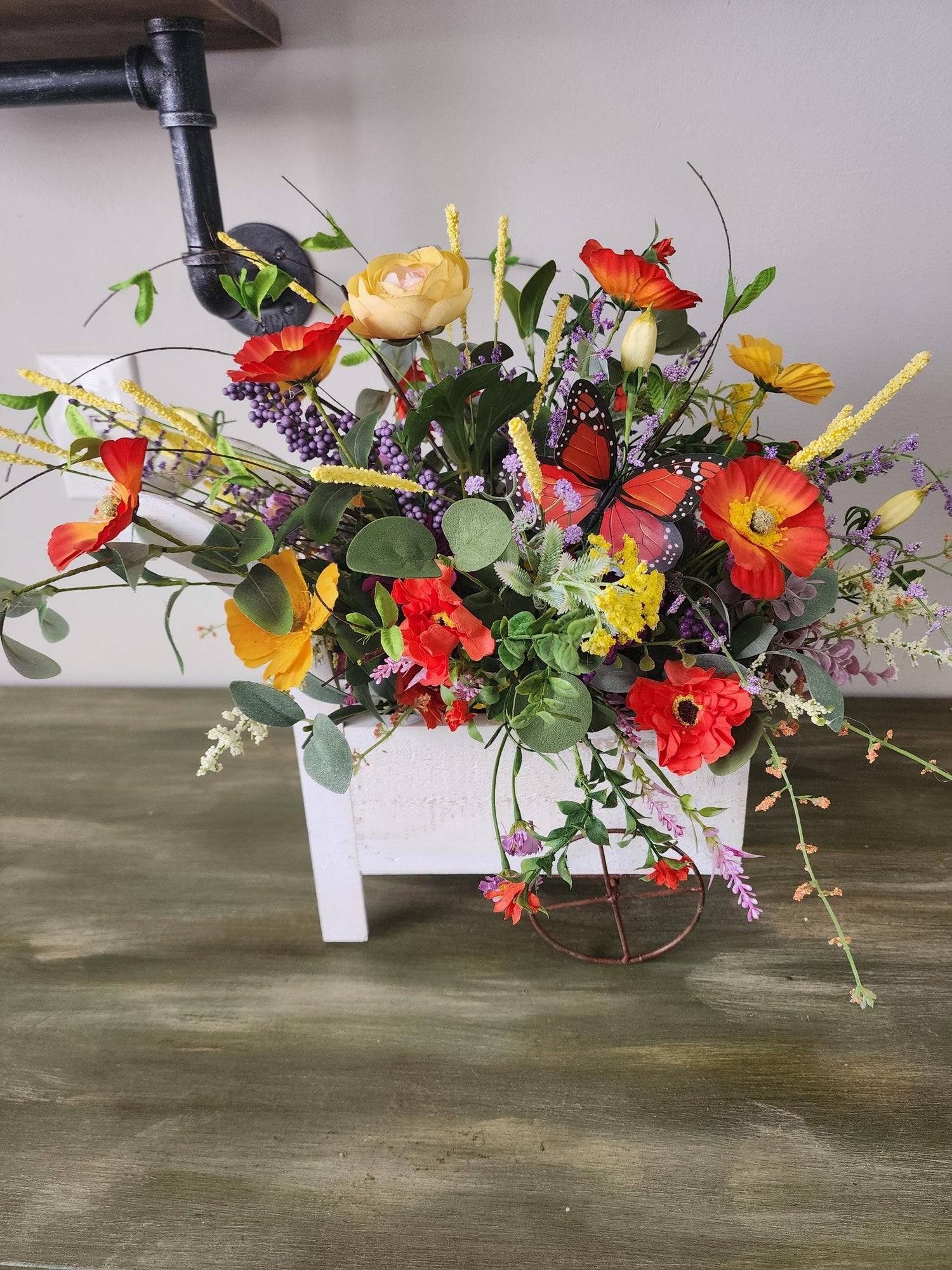 Cheerful Flower Cart