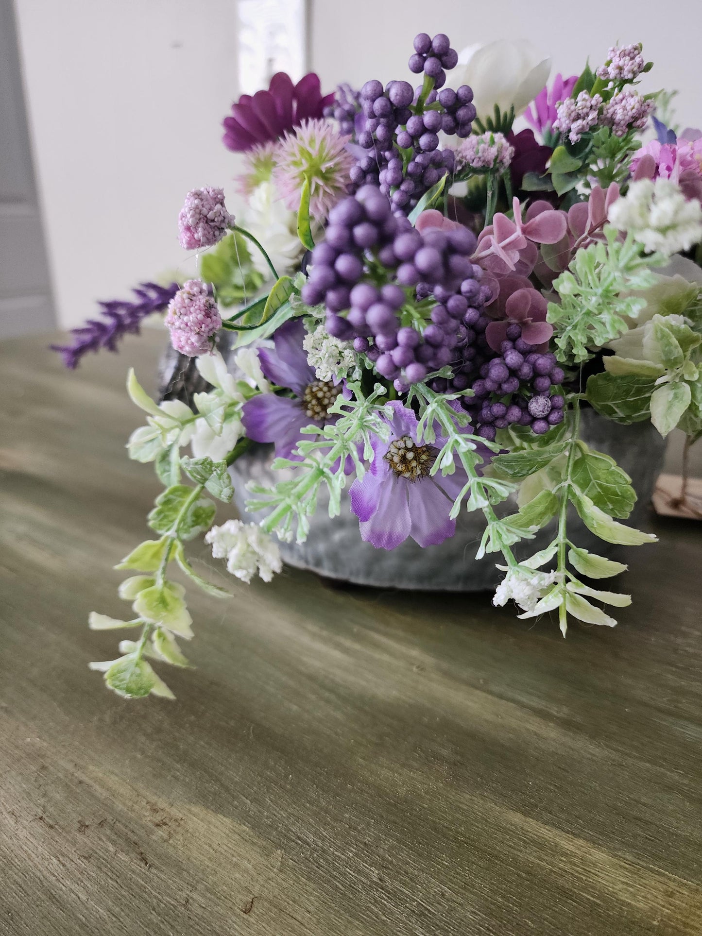 Purple Piggy Planter