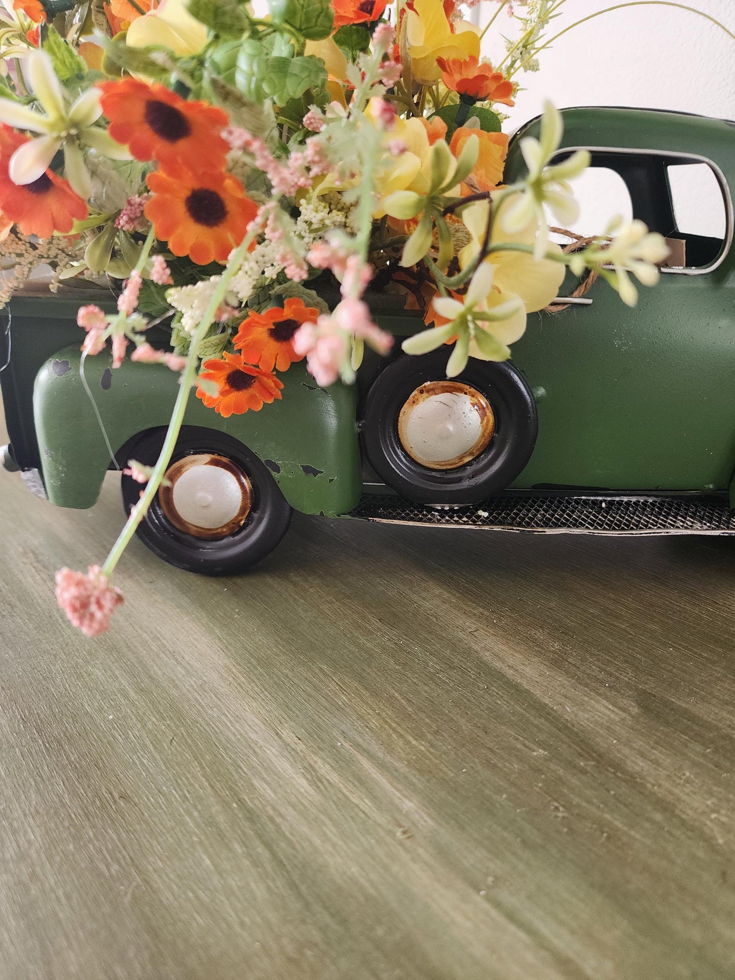 Rustic Truck Planter Arrangement