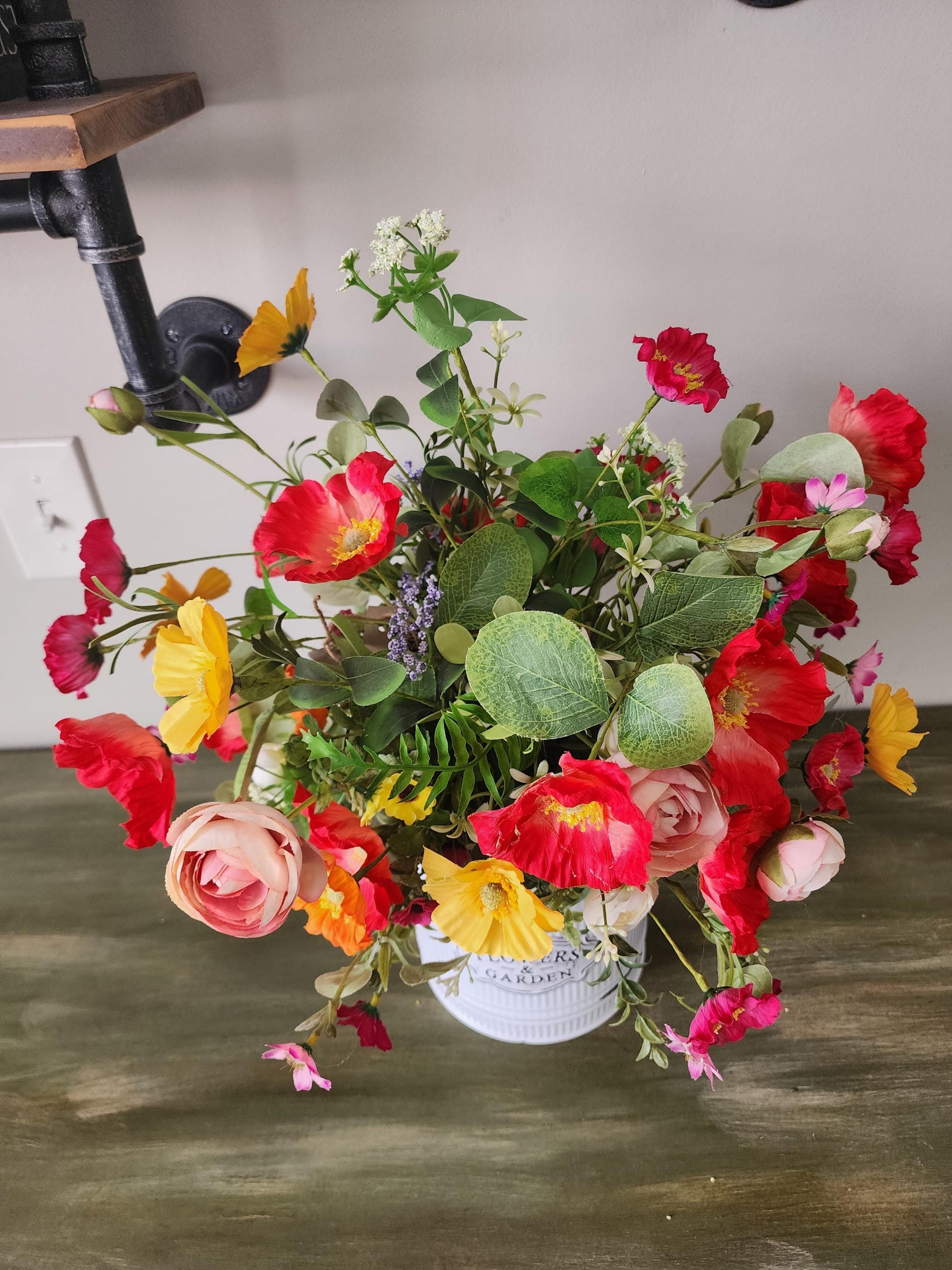 Country Chic Wildflower Arrangement
