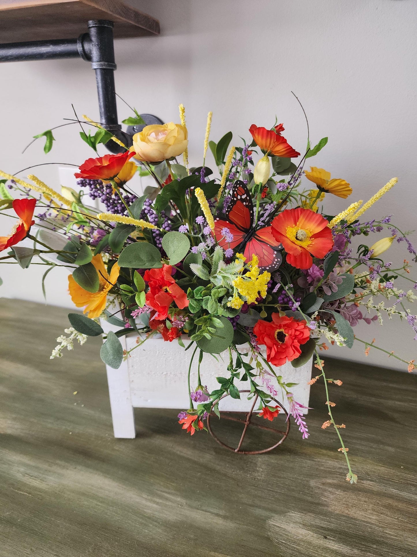 Cheerful Flower Cart