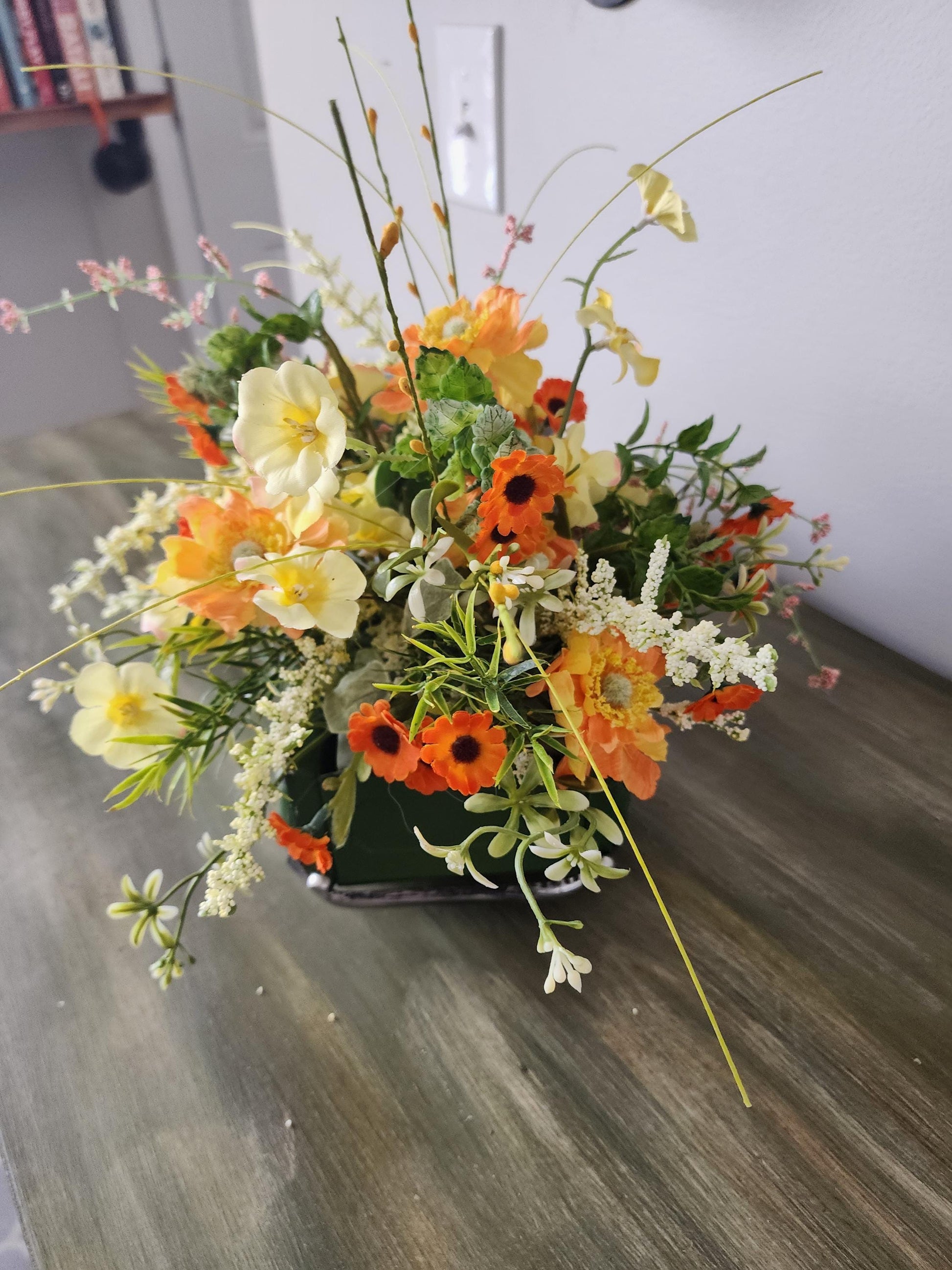 Rustic Truck Planter Arrangement