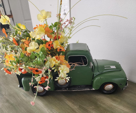 Rustic Truck Planter Arrangement