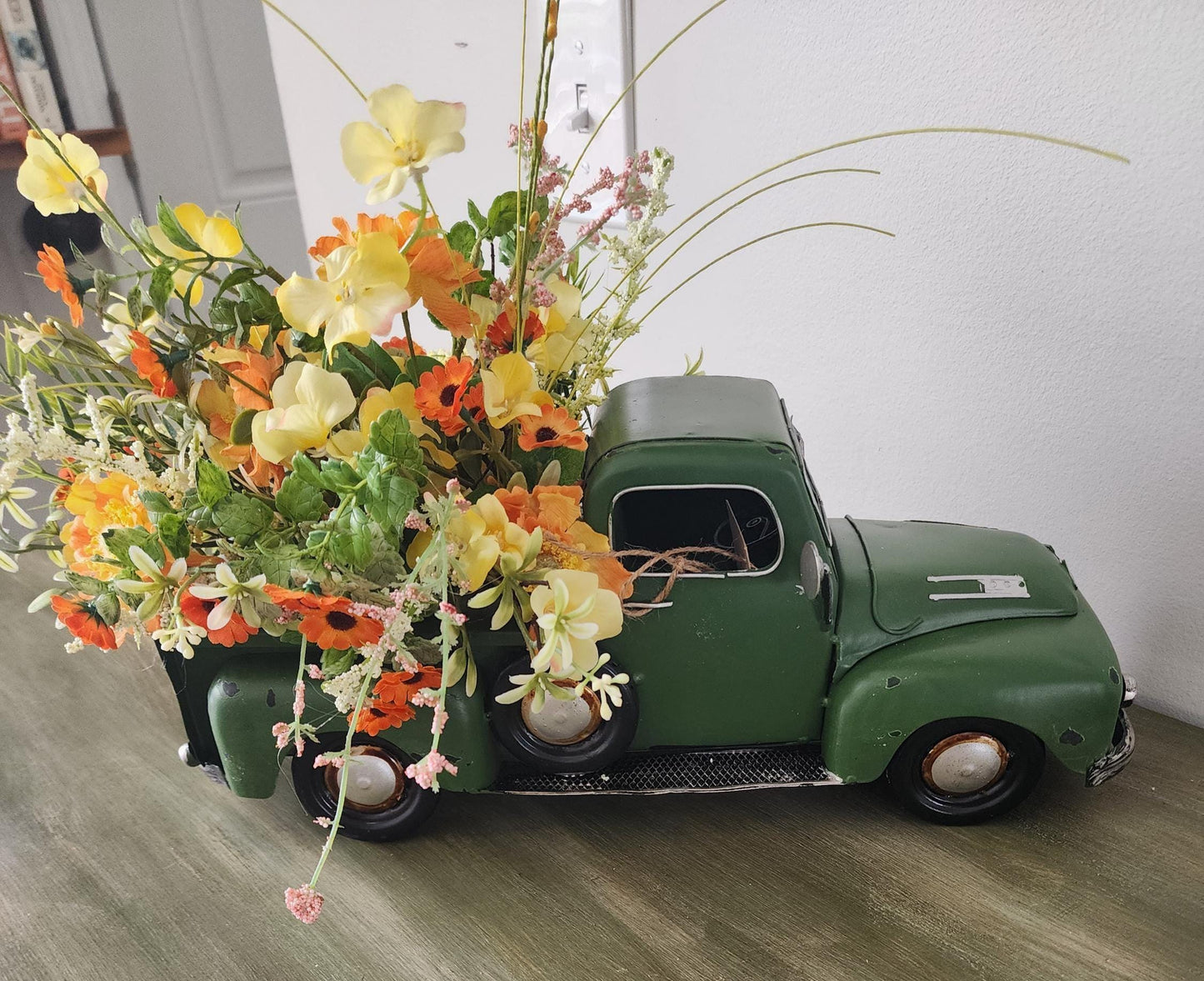 Rustic Truck Planter Arrangement