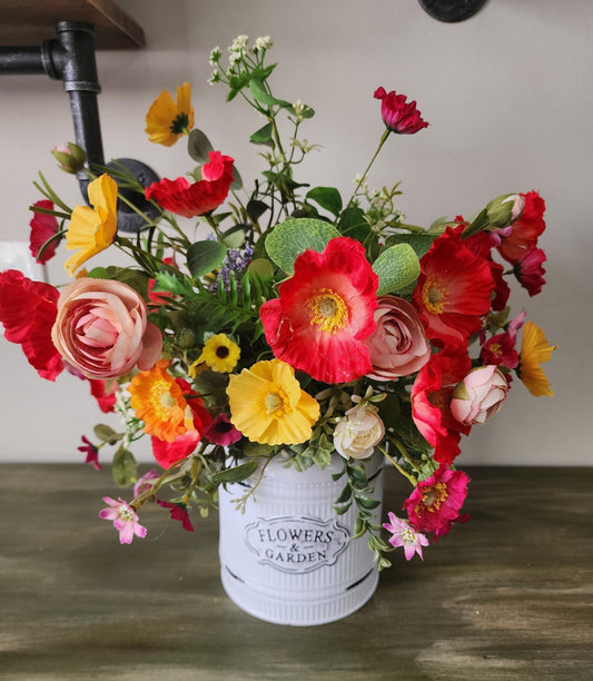Country Chic Wildflower Arrangement