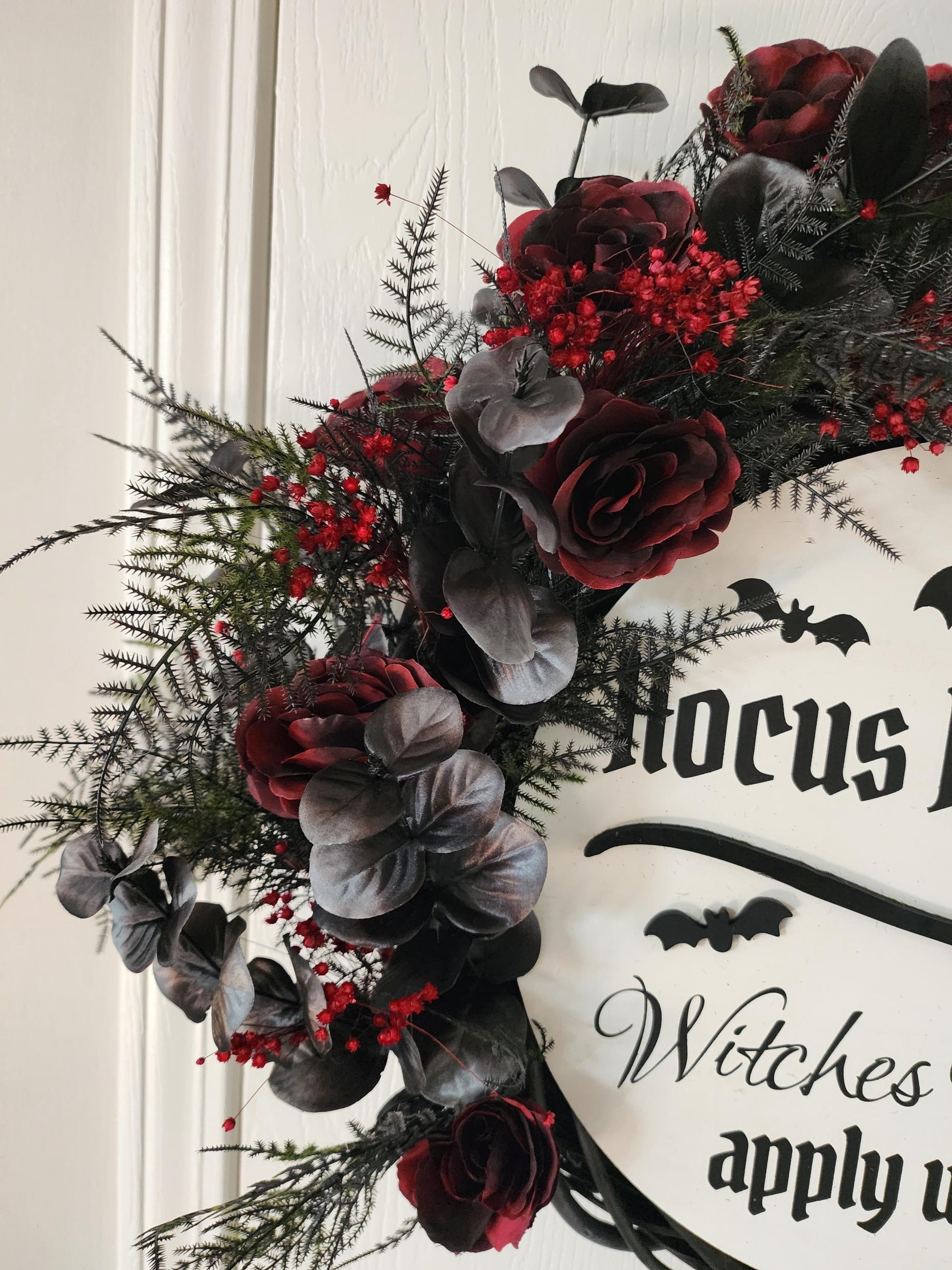 Witches Wanted Halloween Wreath