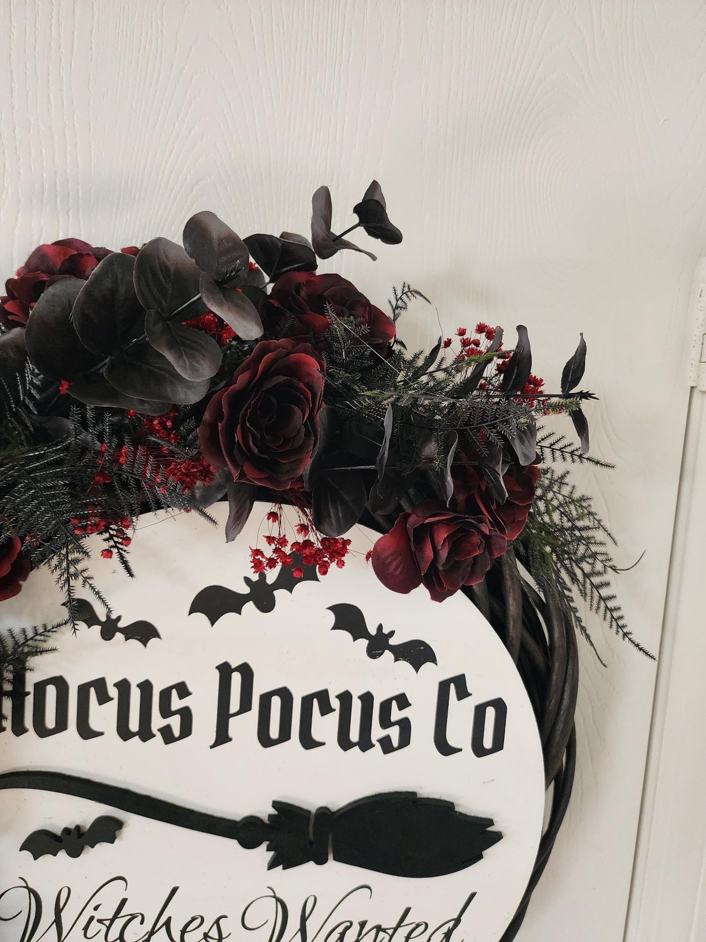 Witches Wanted Halloween Wreath