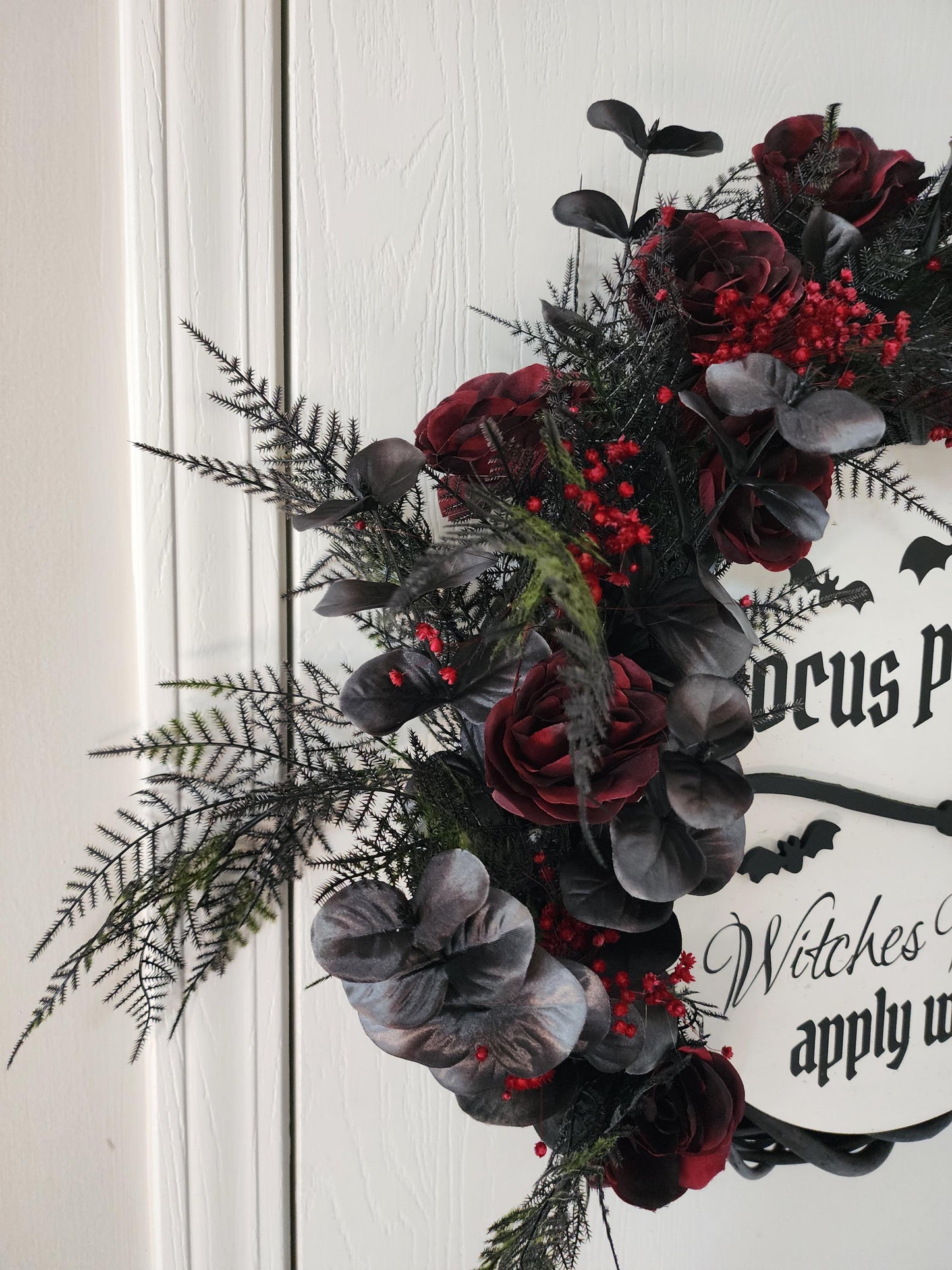 Witches Wanted Halloween Wreath
