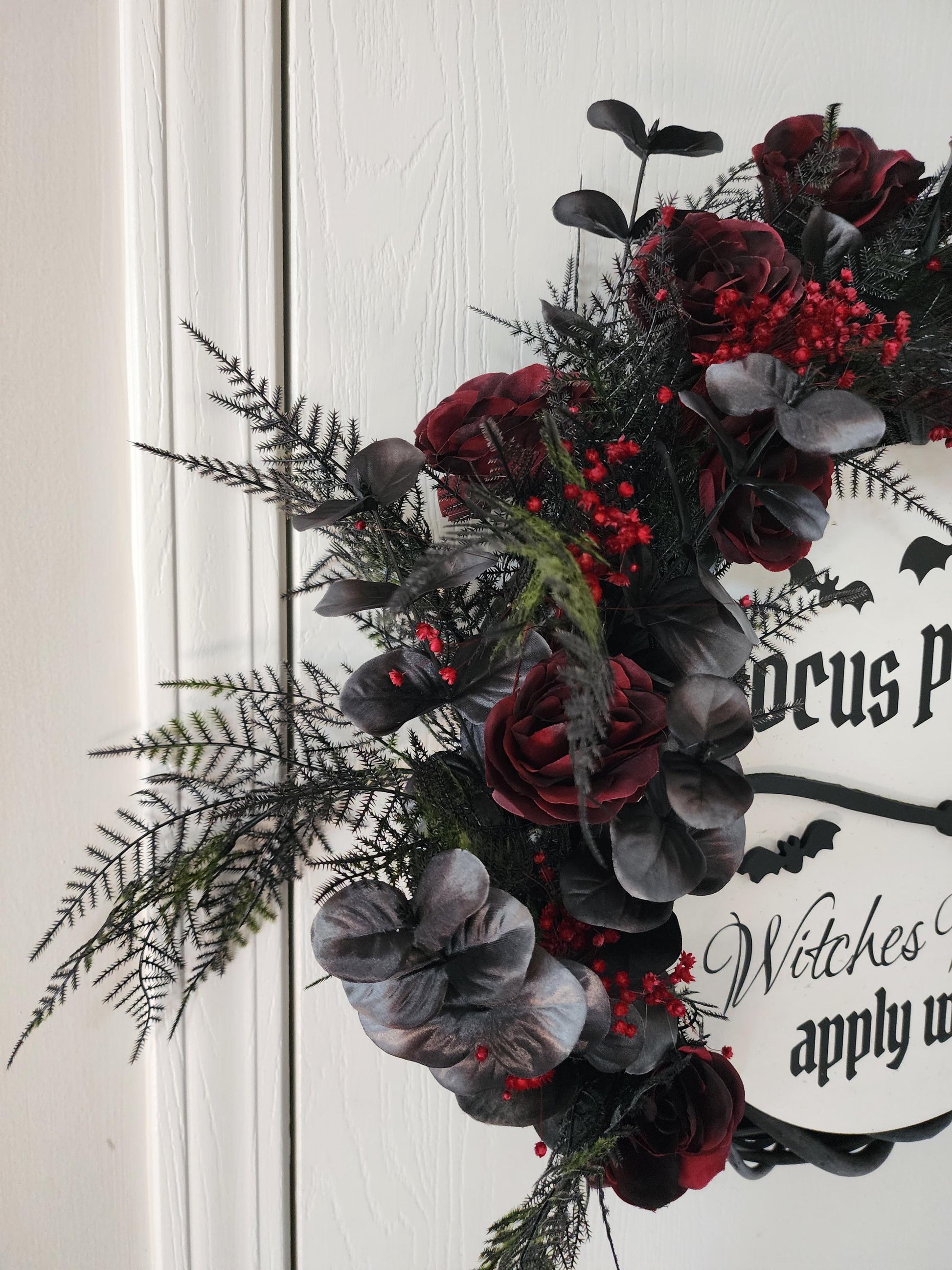 Witches Wanted Halloween Wreath