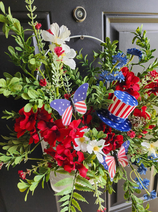 Patriotic Wall Basket
